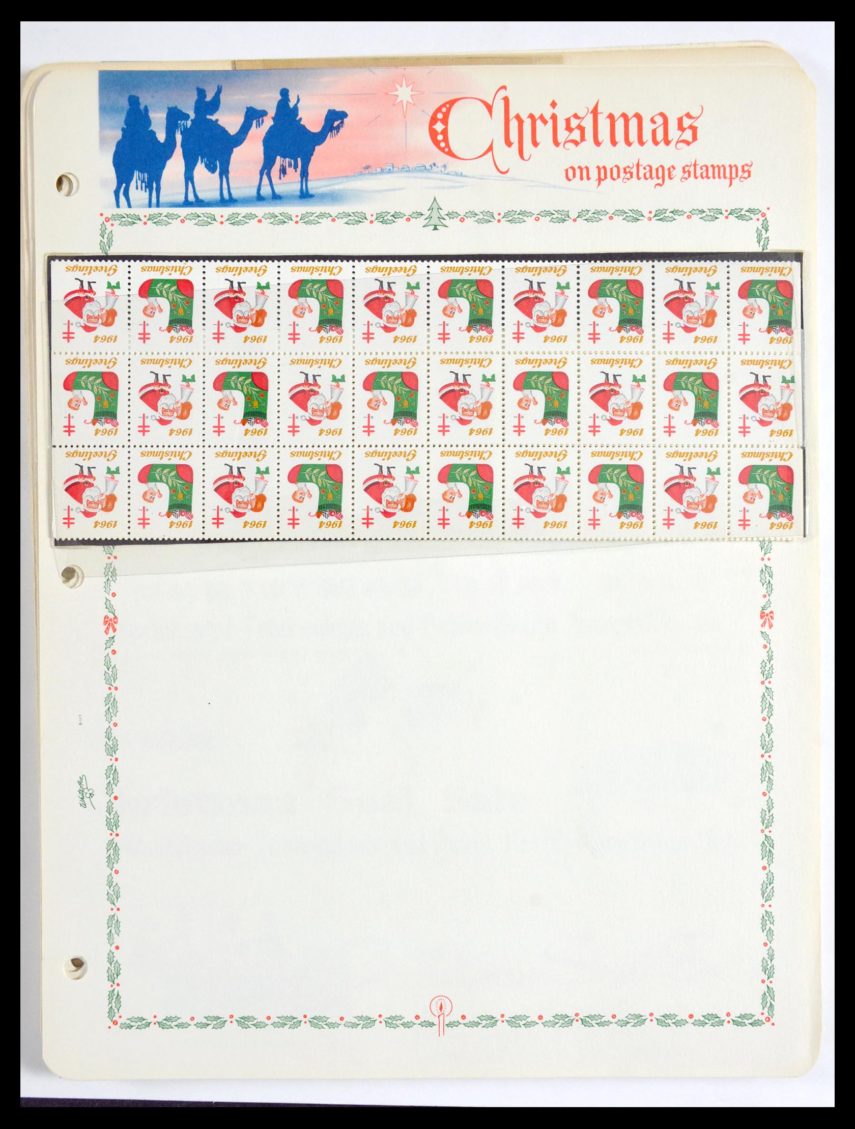 29658 145 - 29658 Kerst sluitzegels USA 1907-1970.