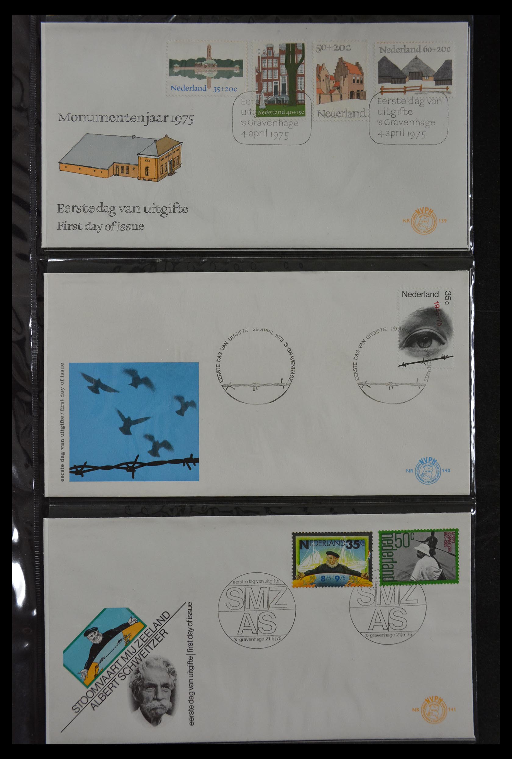 29812 047 - 29812 Netherlands FDC's 1952-2016.