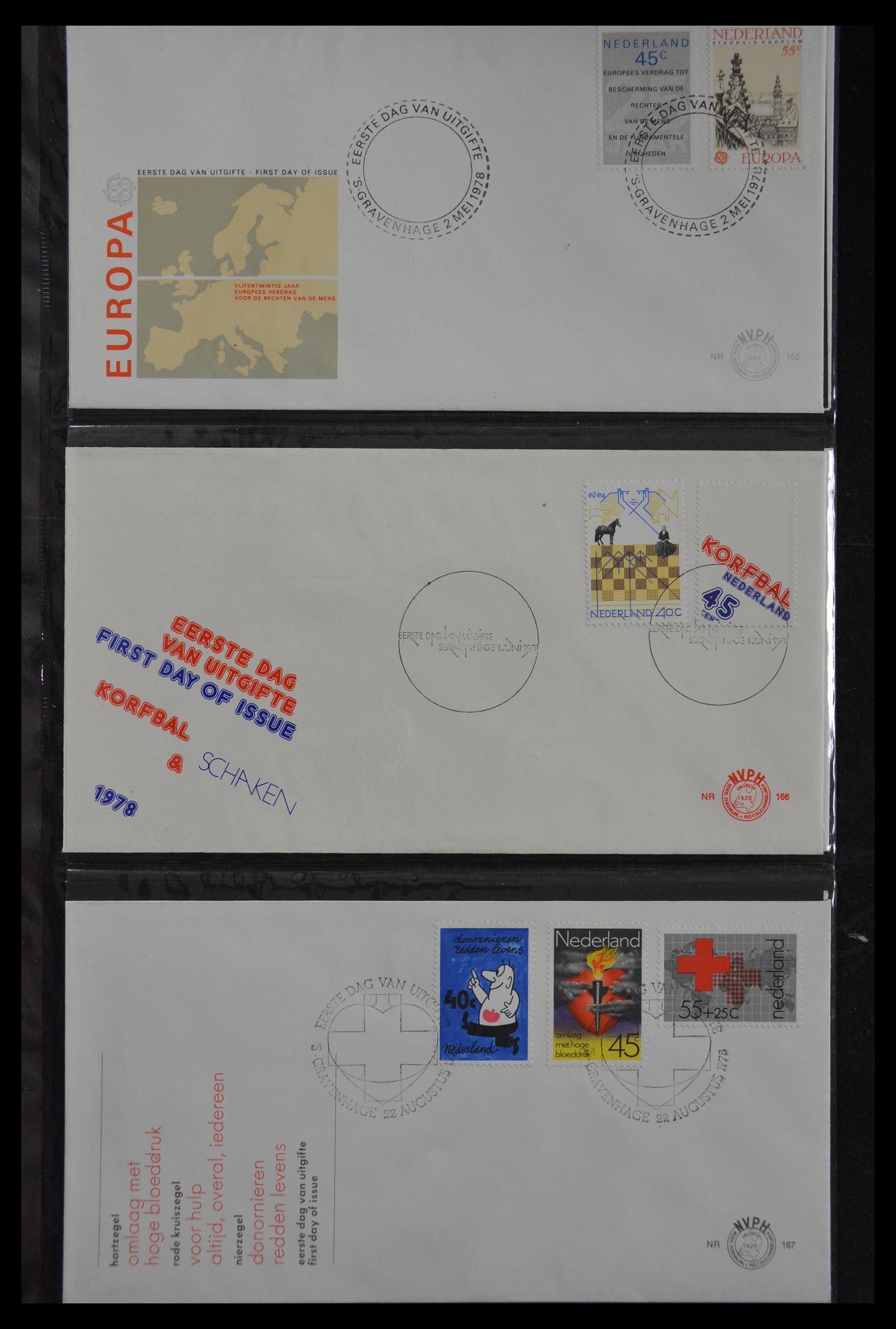29812 057 - 29812 Netherlands FDC's 1952-2016.