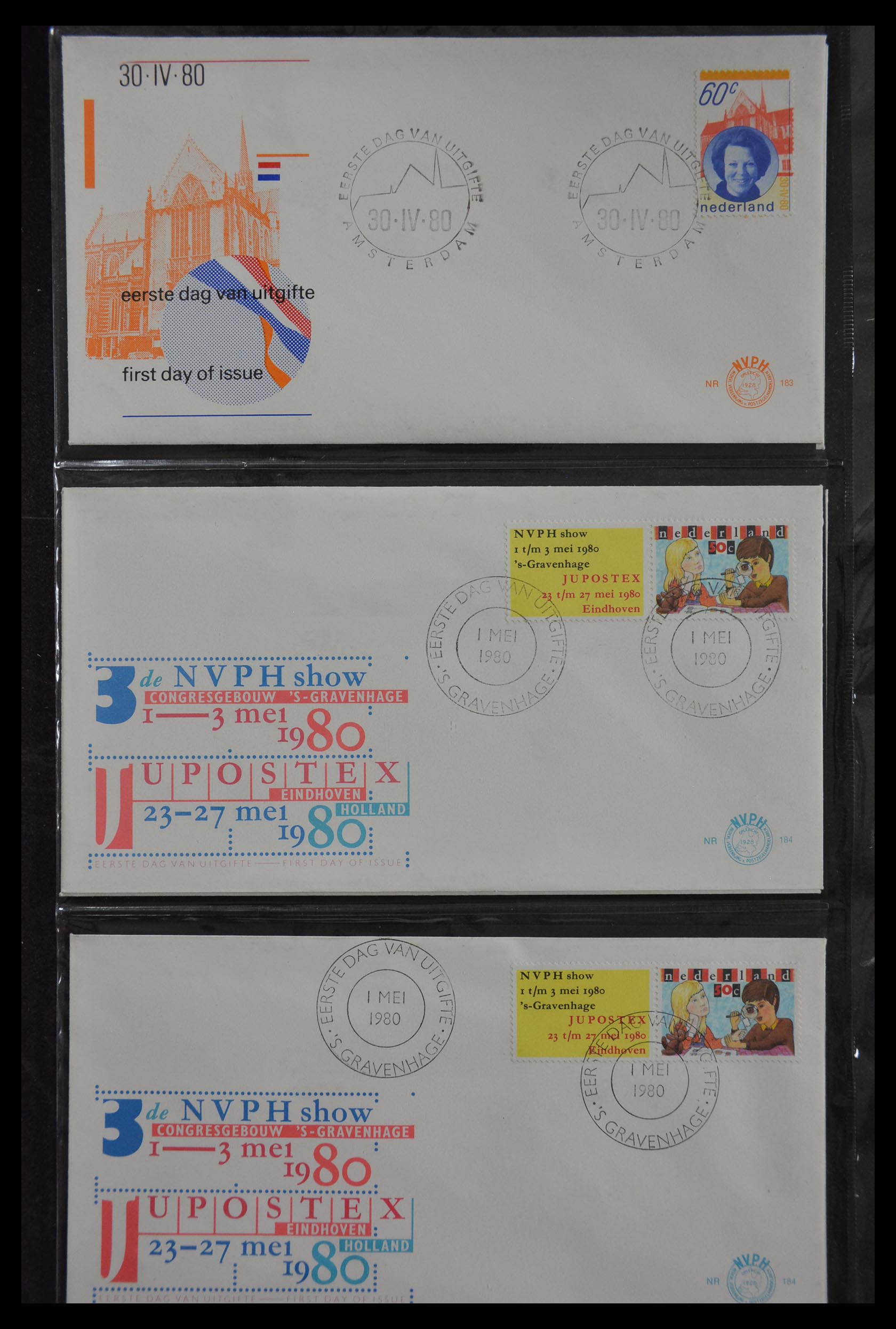 29812 064 - 29812 Netherlands FDC's 1952-2016.