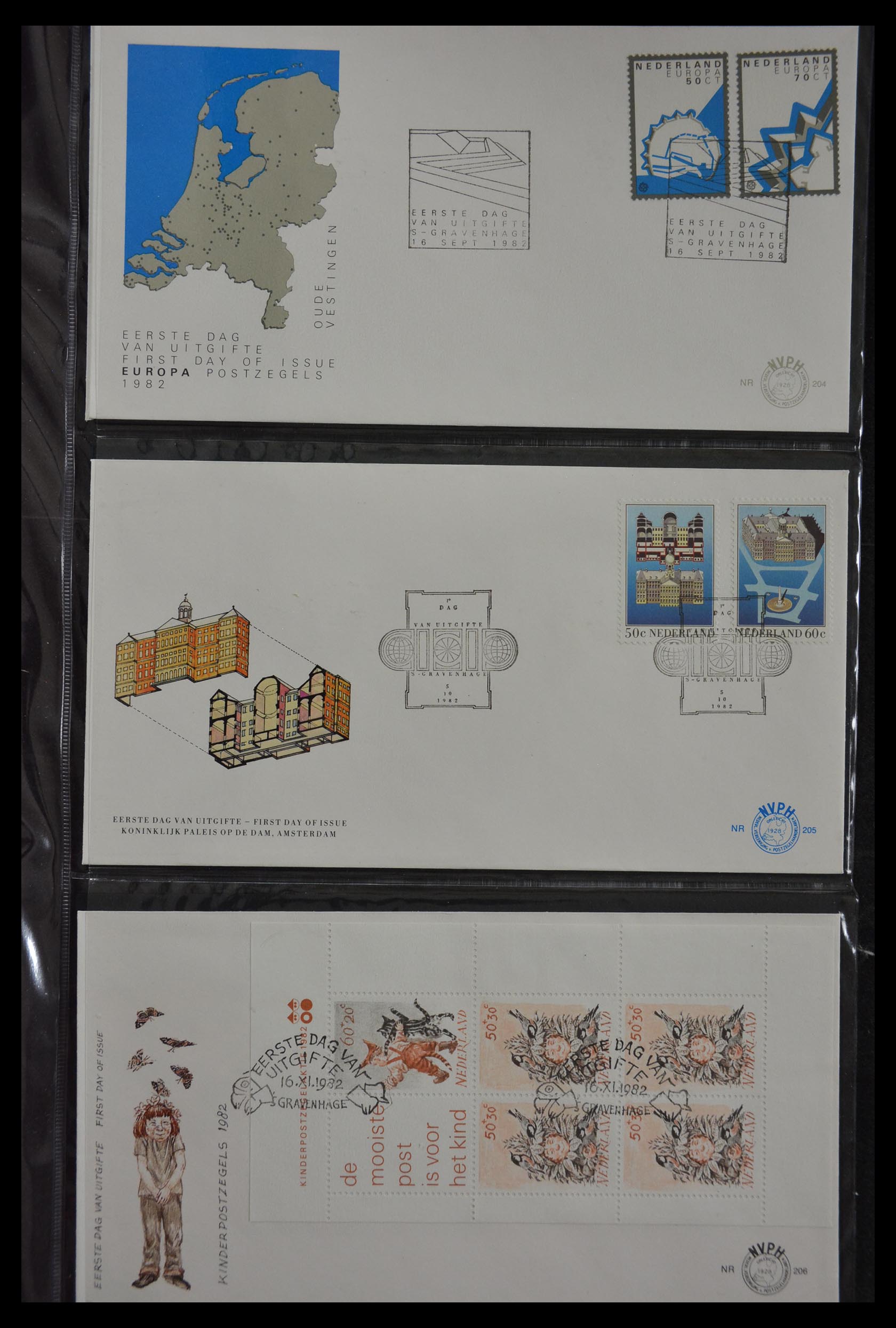 29812 077 - 29812 Netherlands FDC's 1952-2016.