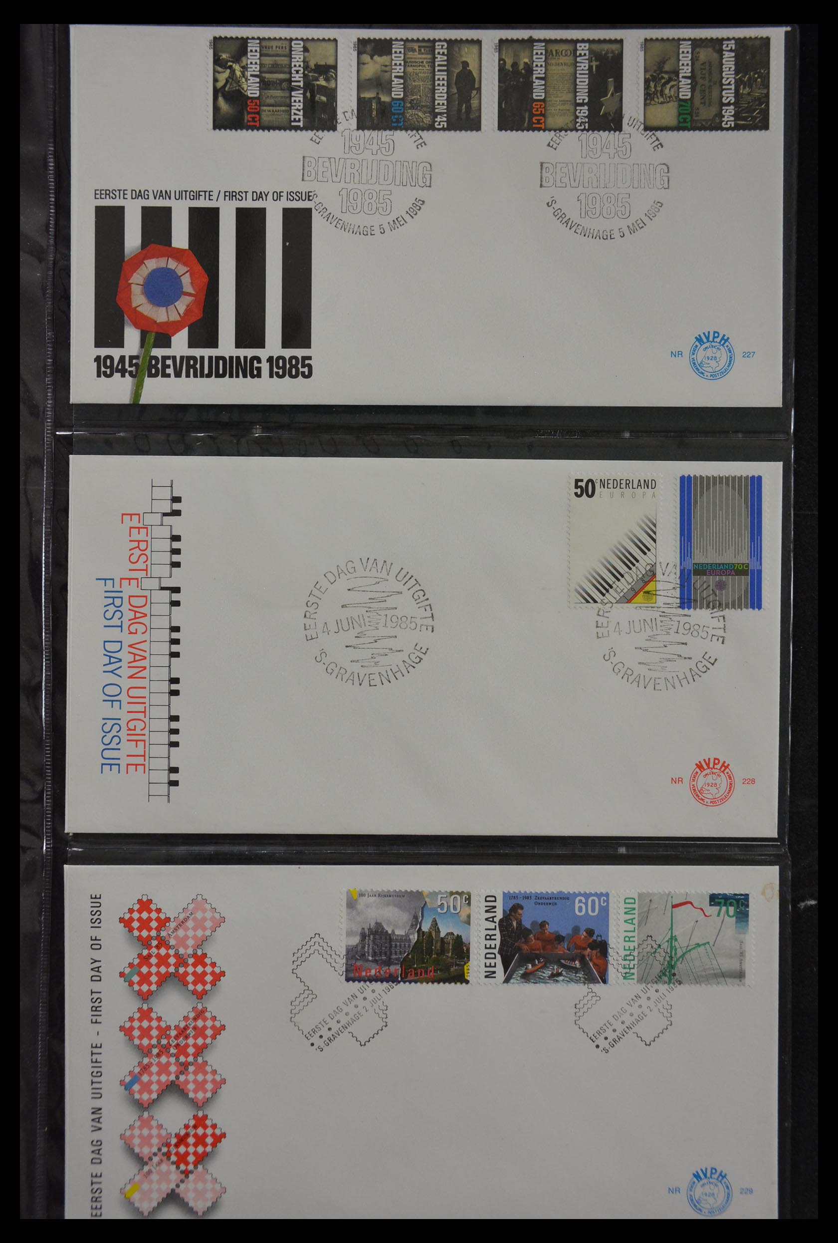 29812 087 - 29812 Netherlands FDC's 1952-2016.