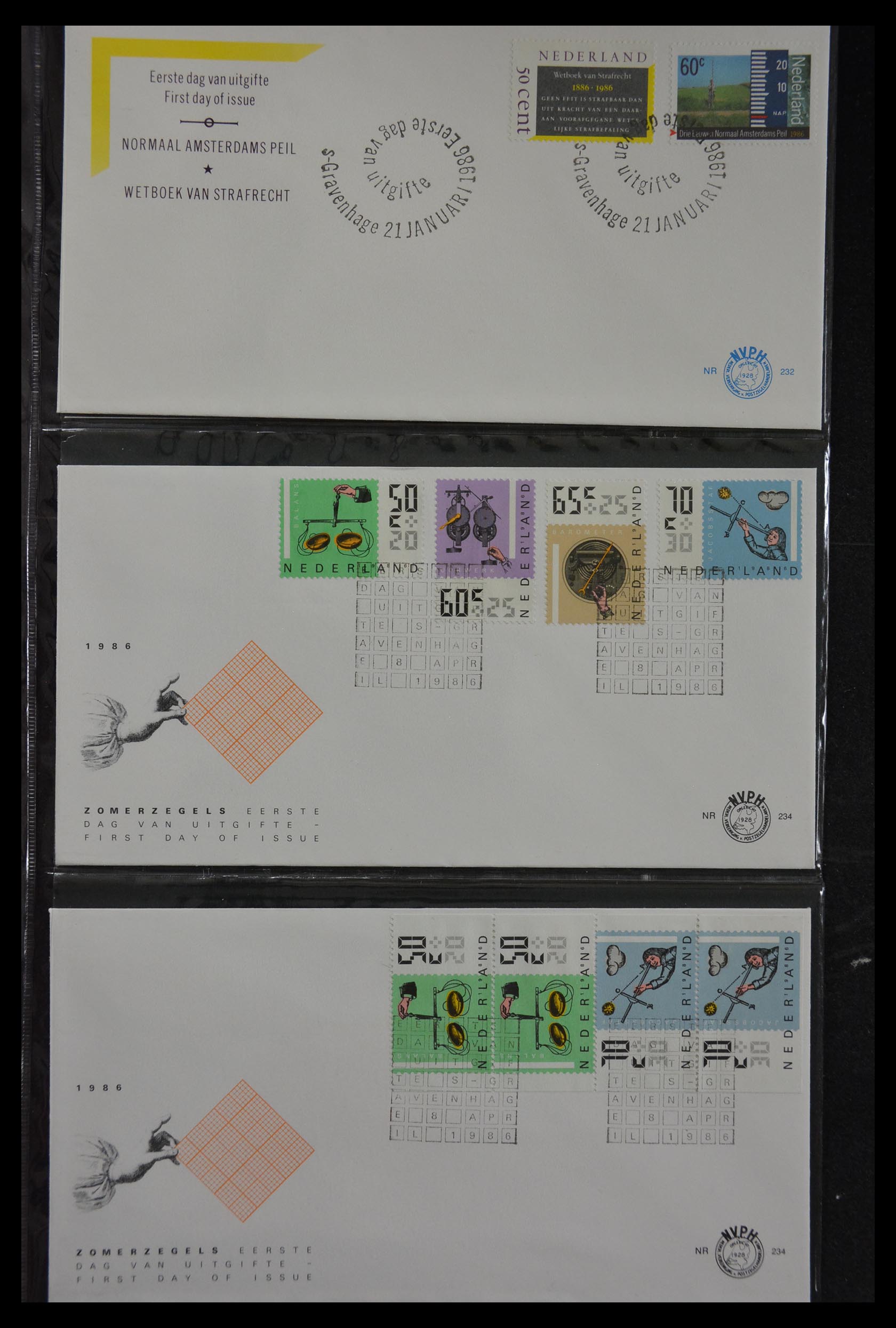 29812 089 - 29812 Netherlands FDC's 1952-2016.