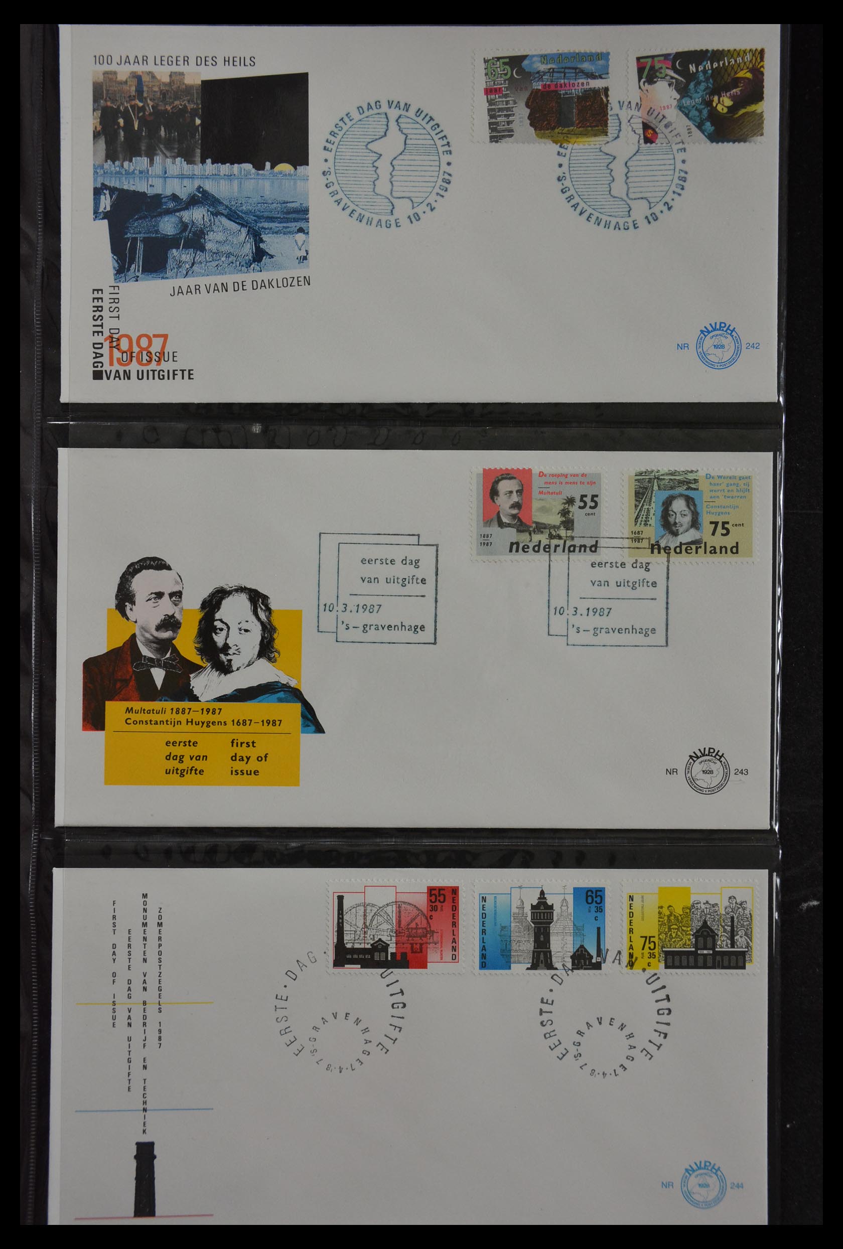 29812 093 - 29812 Netherlands FDC's 1952-2016.