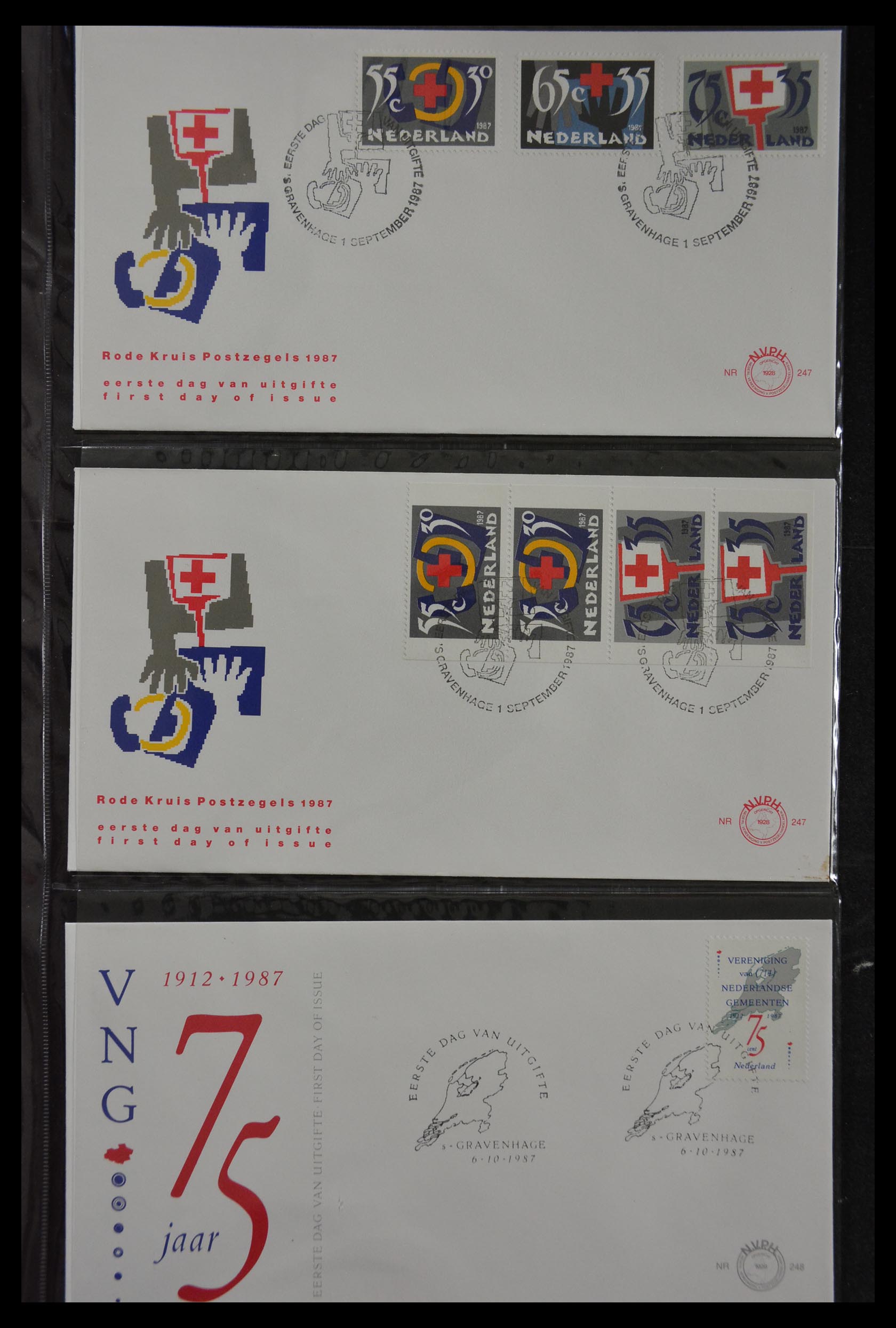 29812 095 - 29812 Netherlands FDC's 1952-2016.