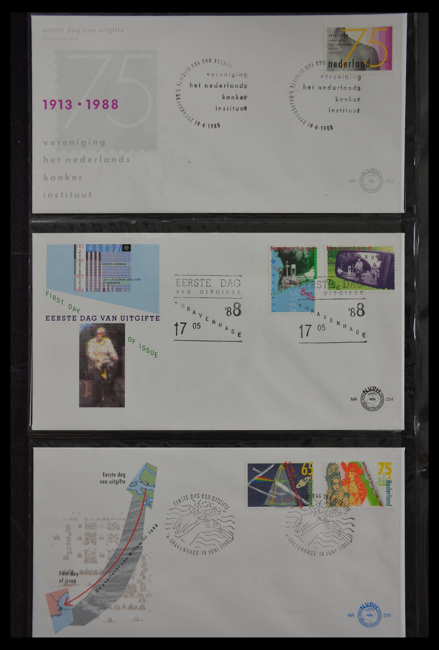 29812 098 - 29812 Netherlands FDC's 1952-2016.