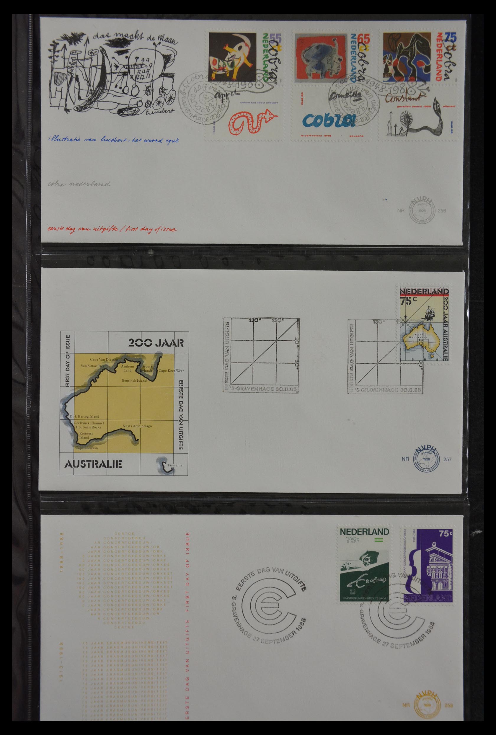 29812 099 - 29812 Netherlands FDC's 1952-2016.