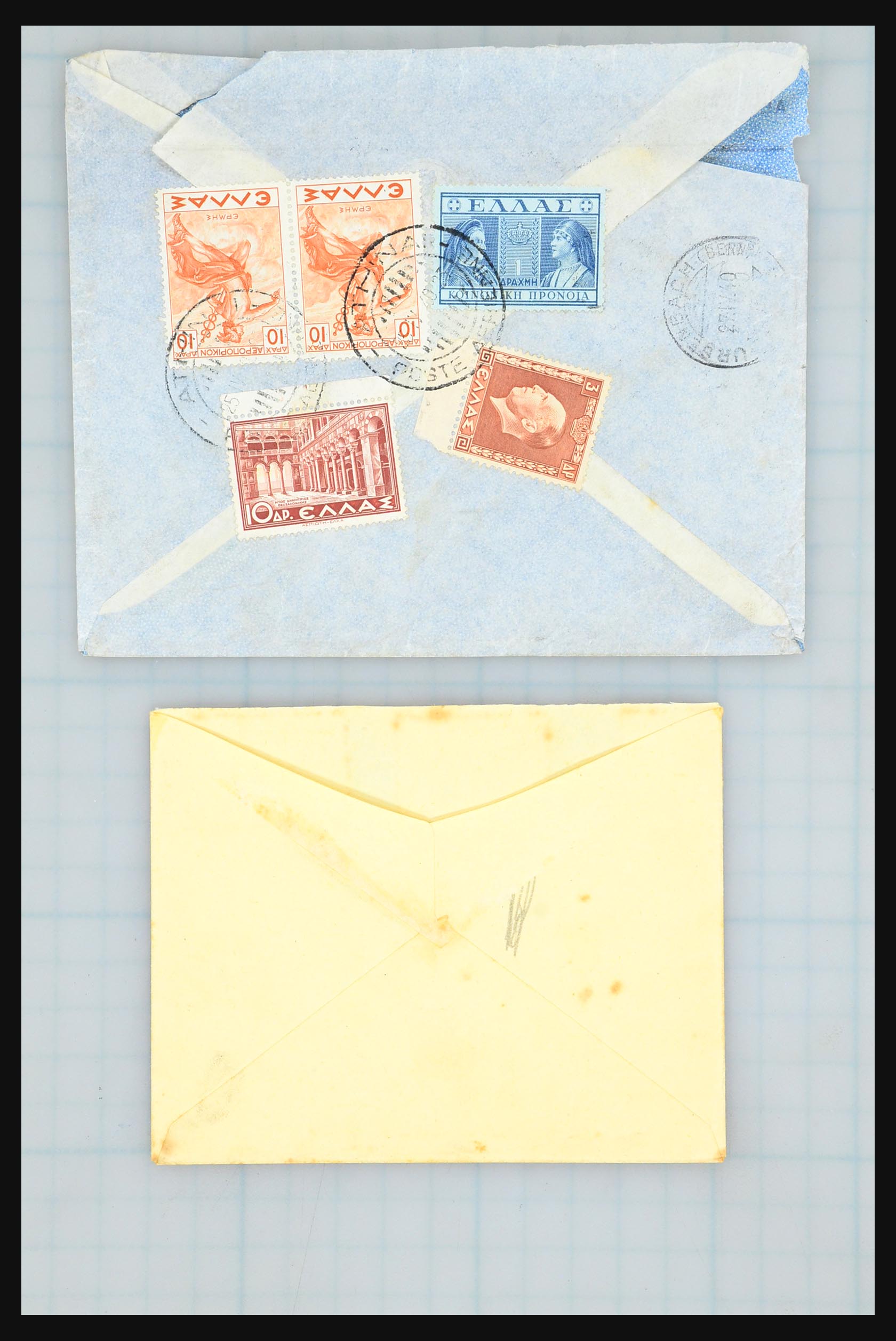 31358 015 - 31358 Portugal/Luxemburg/Griekenland brieven 1880-1960.