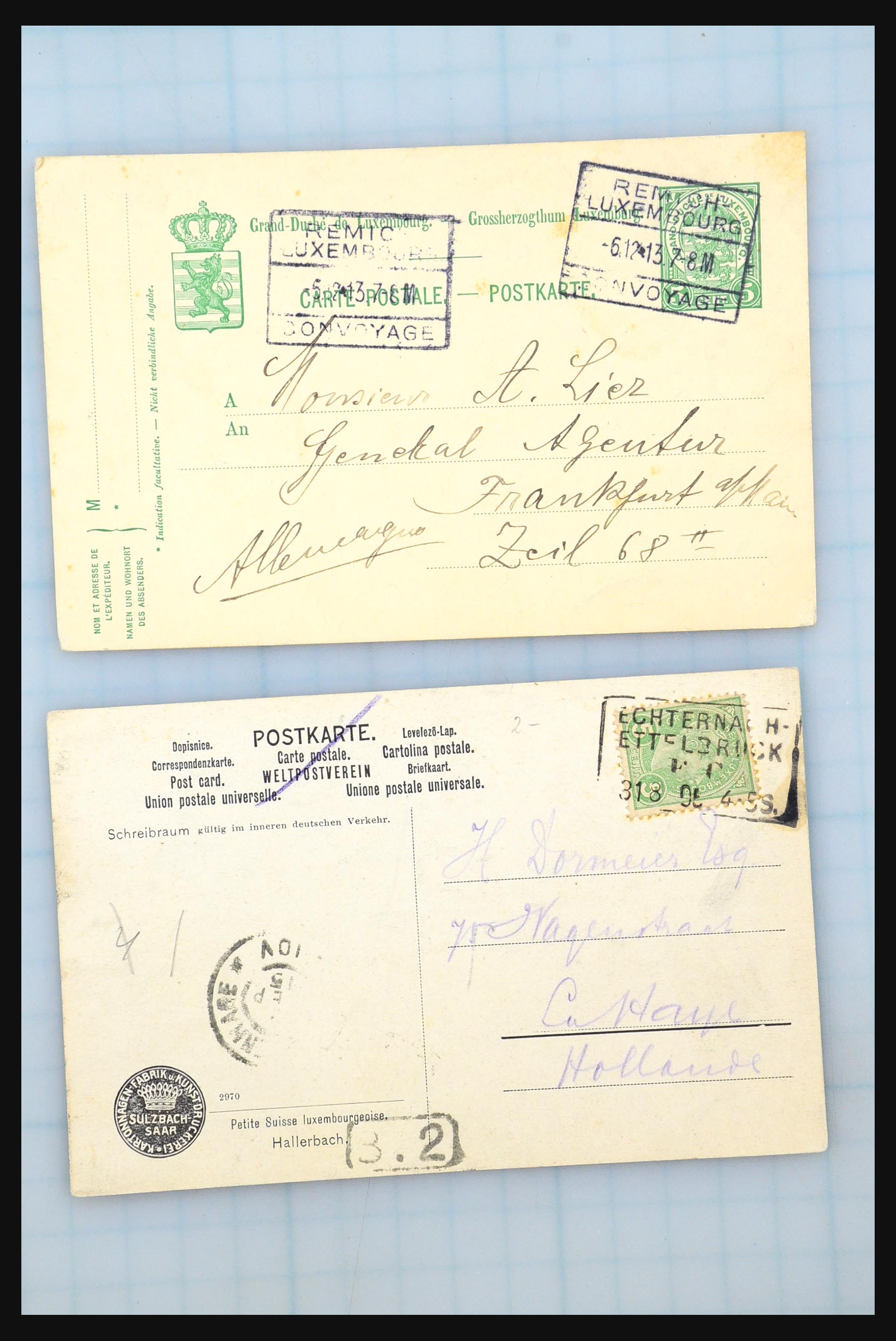 31358 102 - 31358 Portugal/Luxemburg/Griekenland brieven 1880-1960.