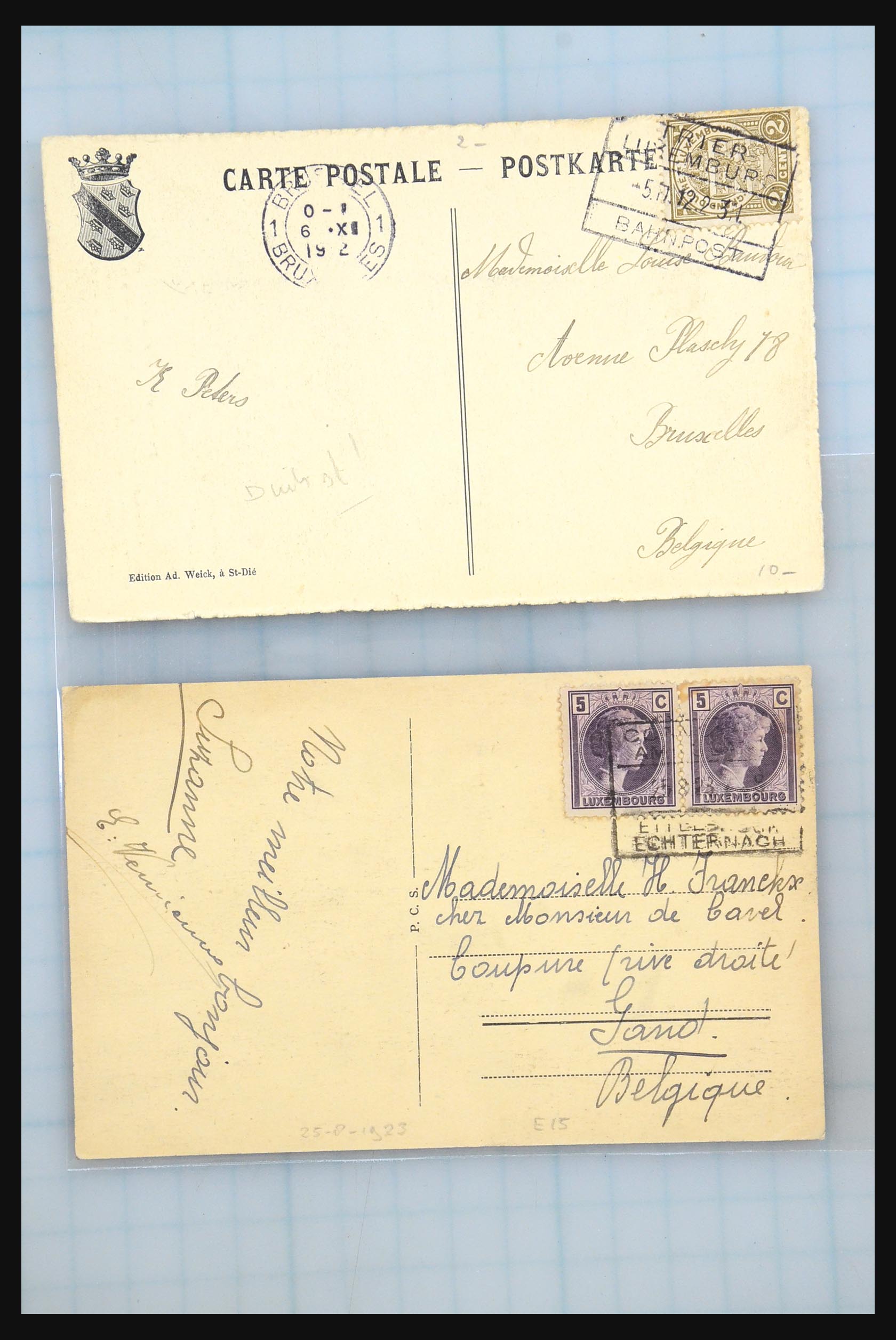 31358 105 - 31358 Portugal/Luxemburg/Griekenland brieven 1880-1960.