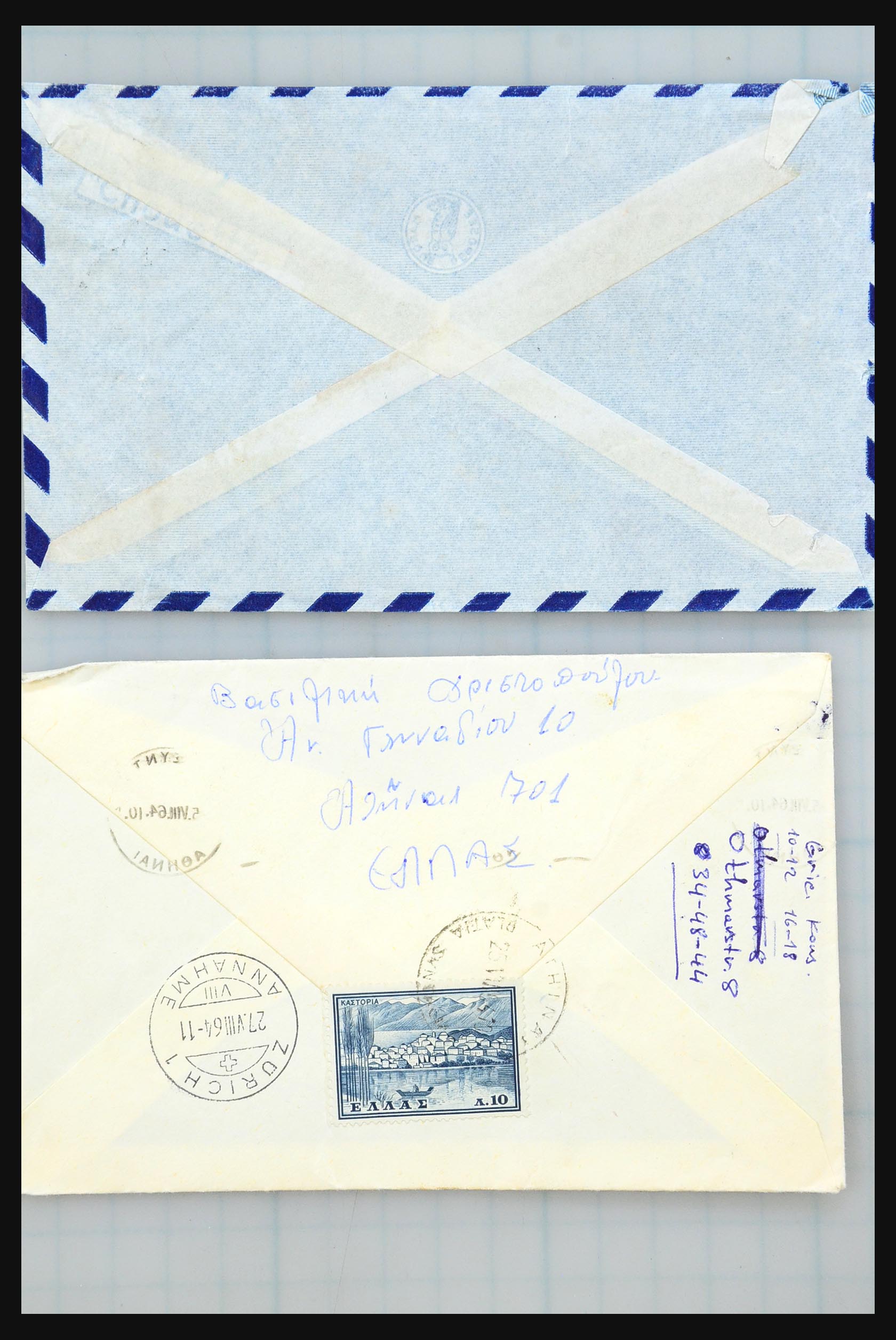 31358 113 - 31358 Portugal/Luxemburg/Griekenland brieven 1880-1960.