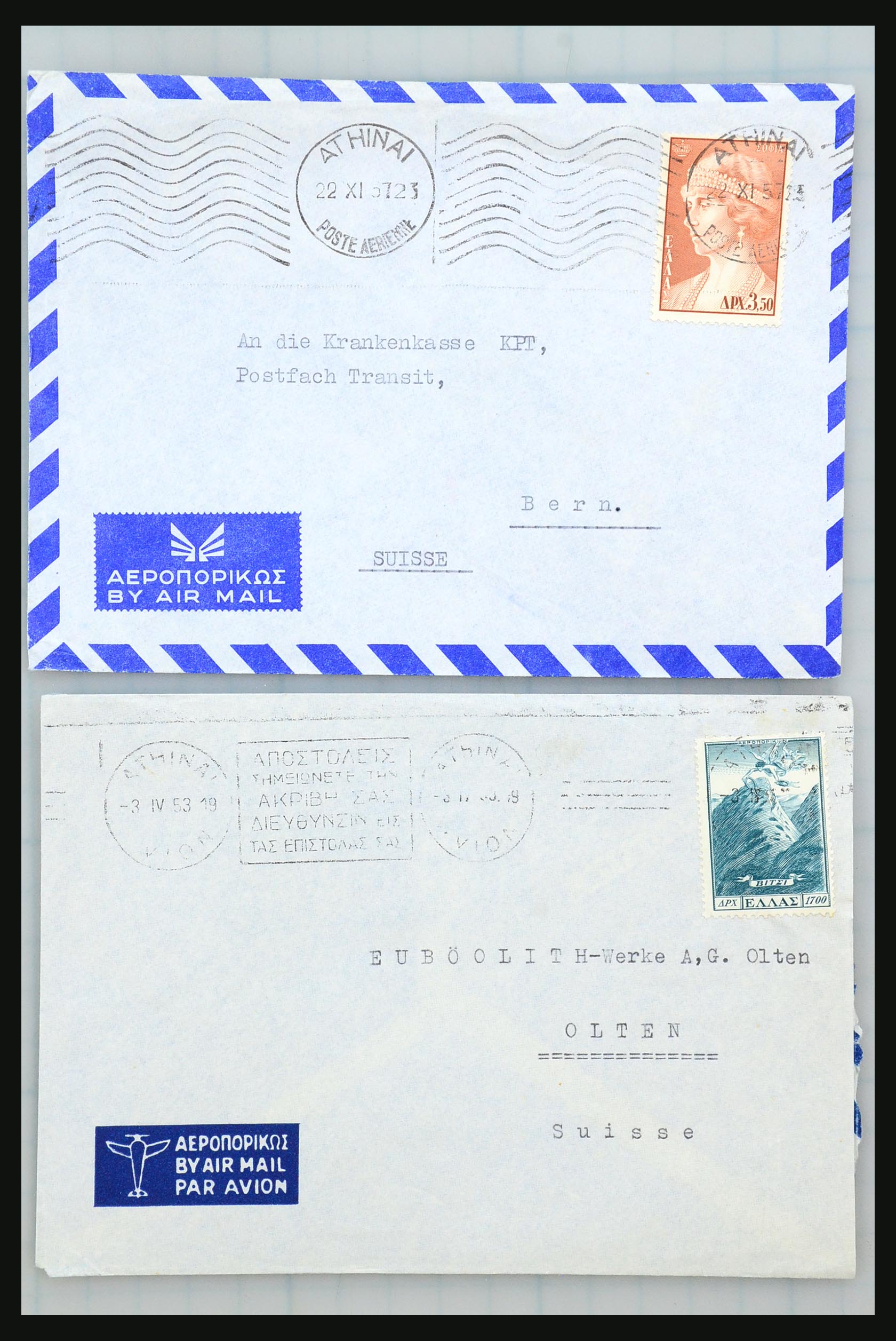 31358 114 - 31358 Portugal/Luxemburg/Griekenland brieven 1880-1960.