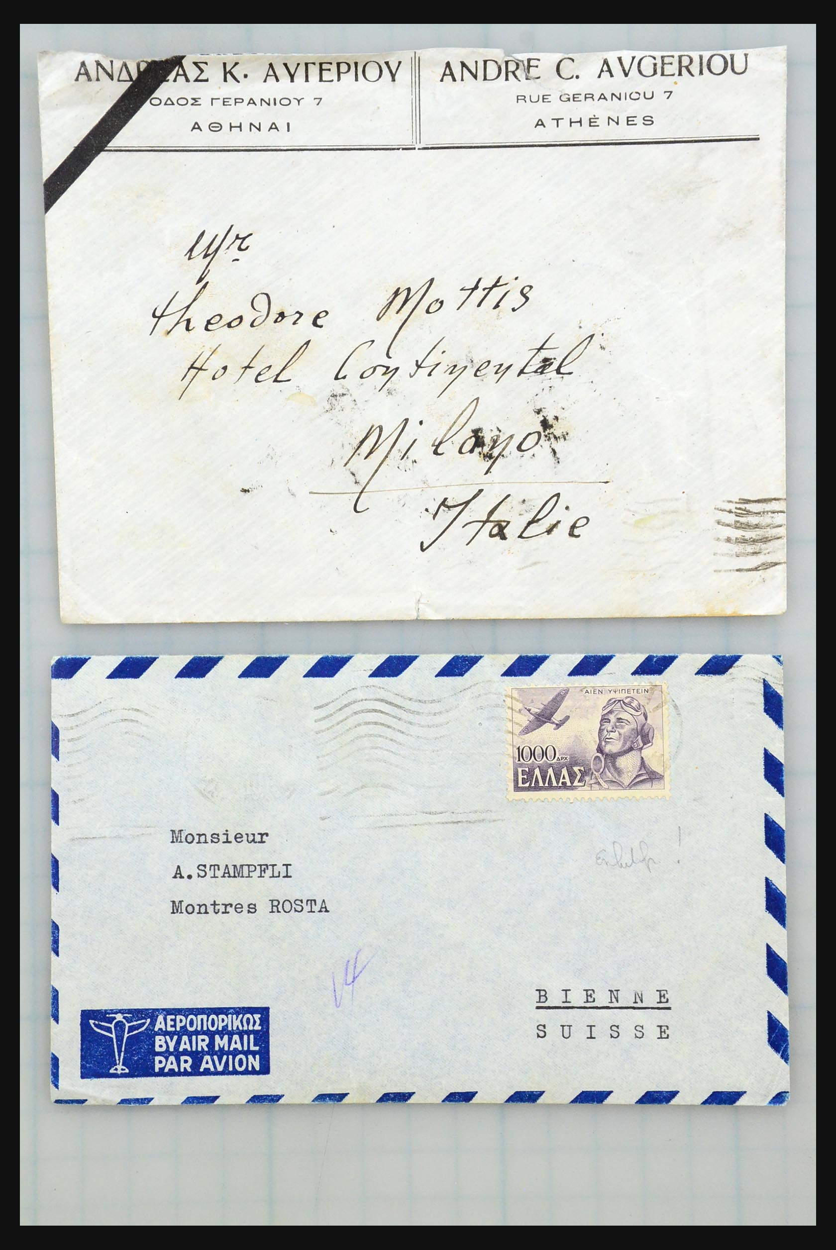 31358 116 - 31358 Portugal/Luxemburg/Griekenland brieven 1880-1960.