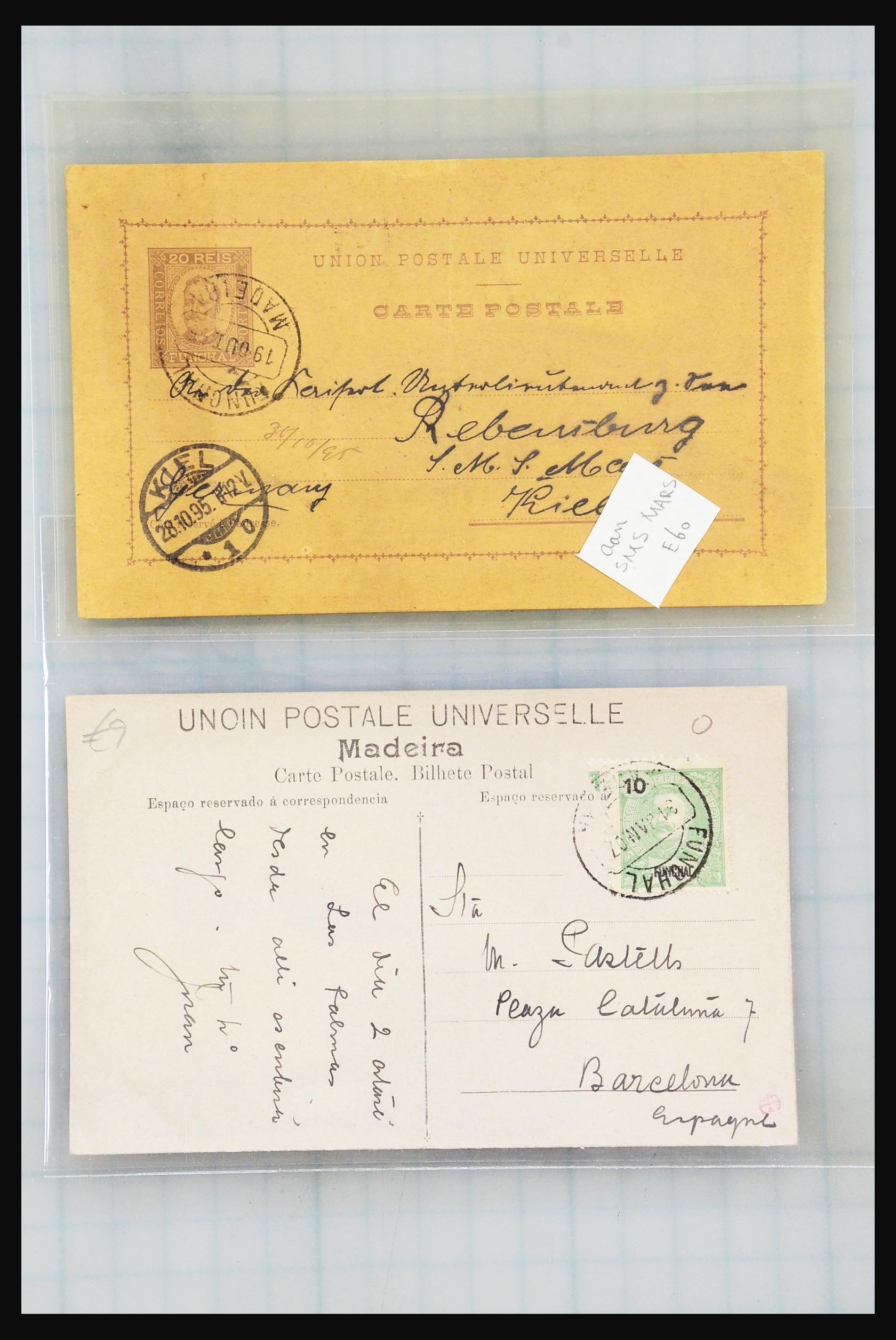 31358 144 - 31358 Portugal/Luxemburg/Griekenland brieven 1880-1960.