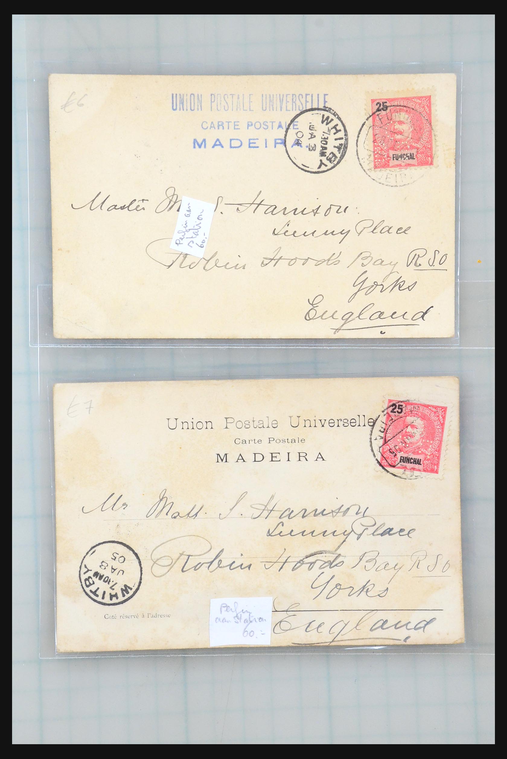 31358 147 - 31358 Portugal/Luxemburg/Griekenland brieven 1880-1960.