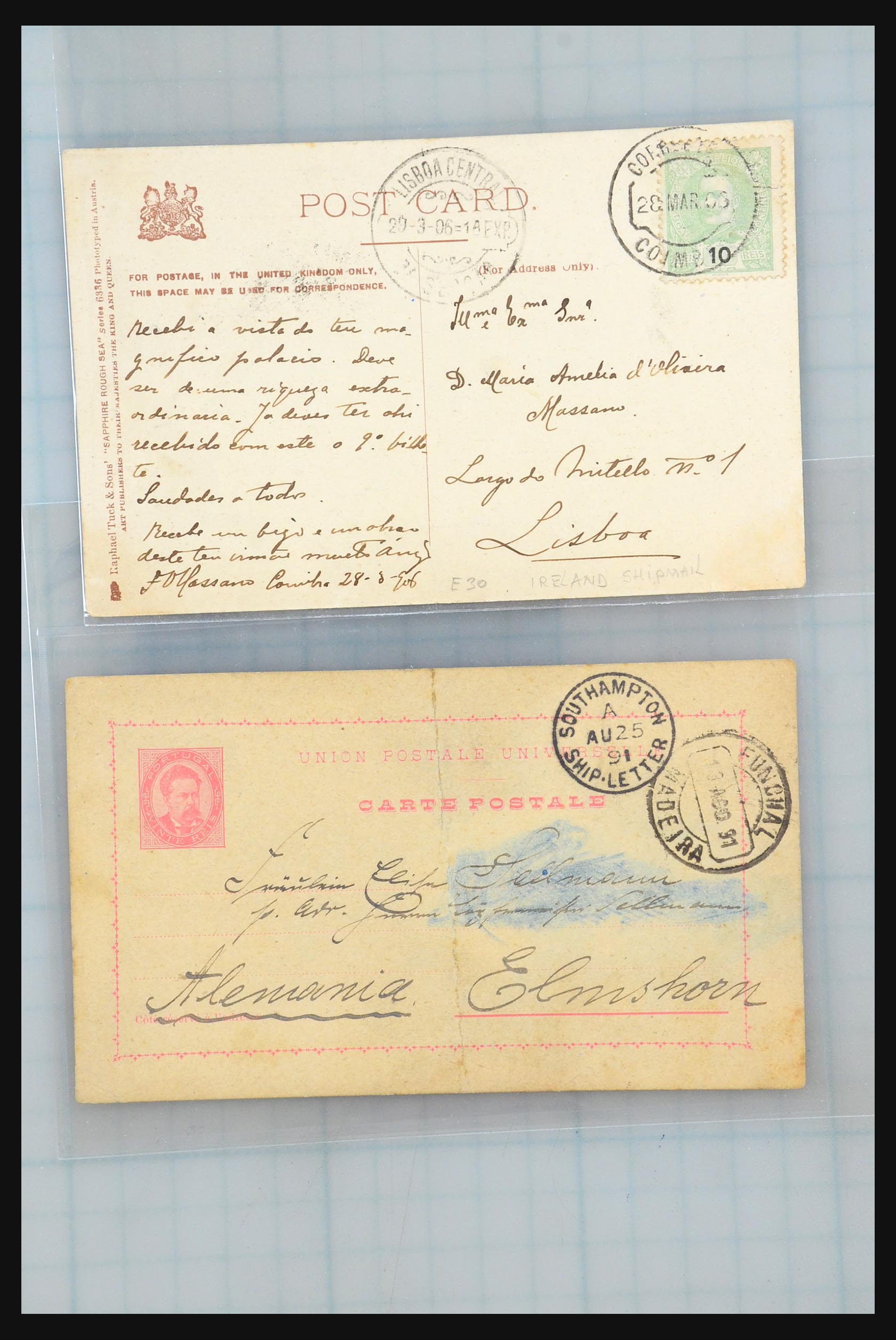 31358 149 - 31358 Portugal/Luxemburg/Griekenland brieven 1880-1960.