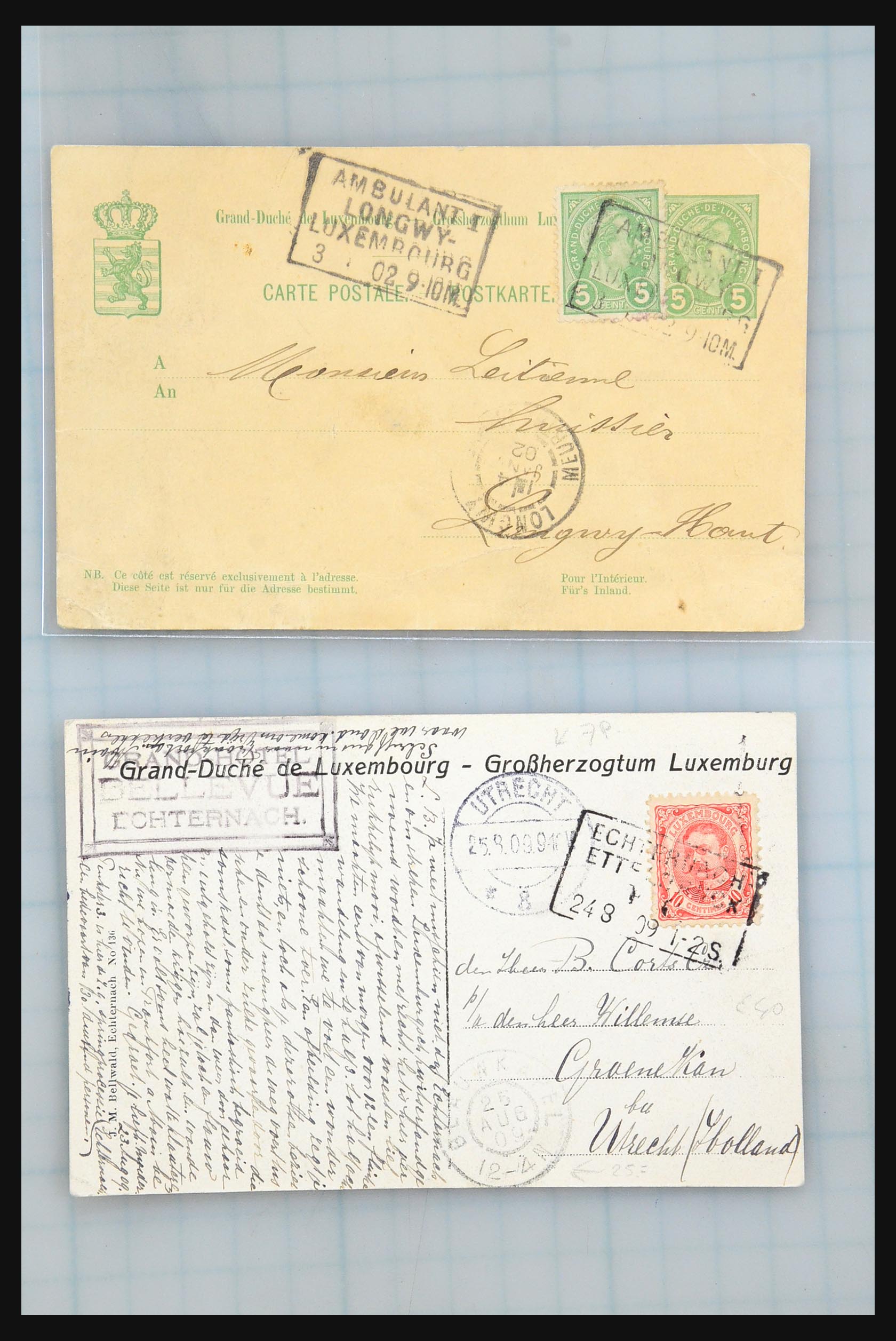 31358 159 - 31358 Portugal/Luxemburg/Griekenland brieven 1880-1960.