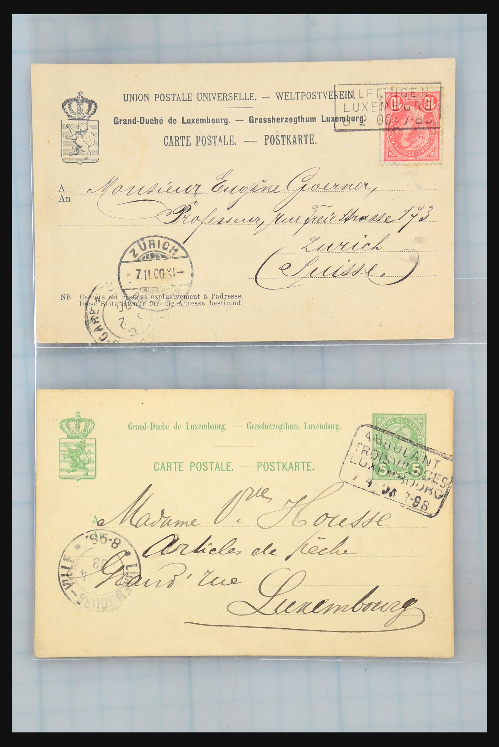 31358 160 - 31358 Portugal/Luxemburg/Griekenland brieven 1880-1960.