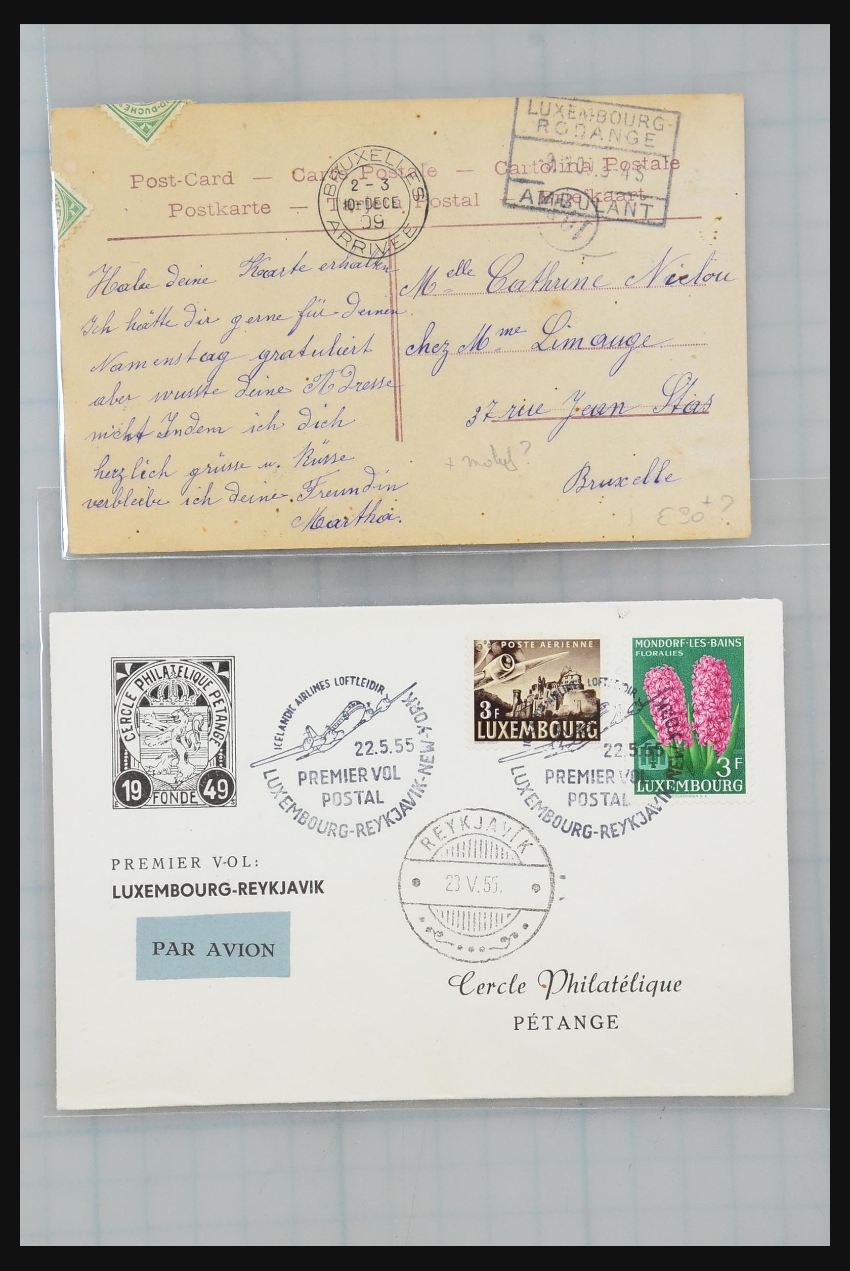 31358 181 - 31358 Portugal/Luxemburg/Griekenland brieven 1880-1960.