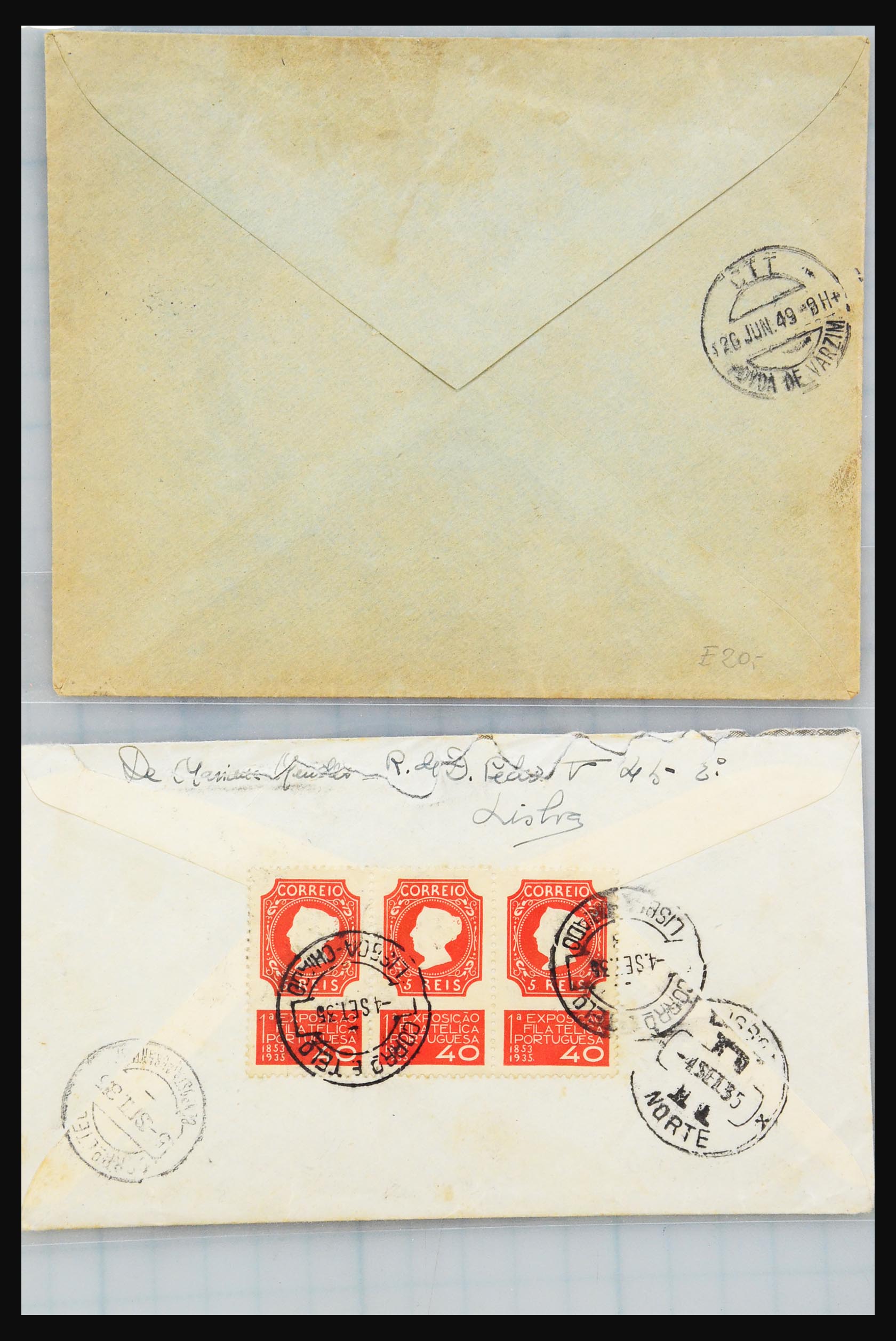 31358 193 - 31358 Portugal/Luxemburg/Griekenland brieven 1880-1960.