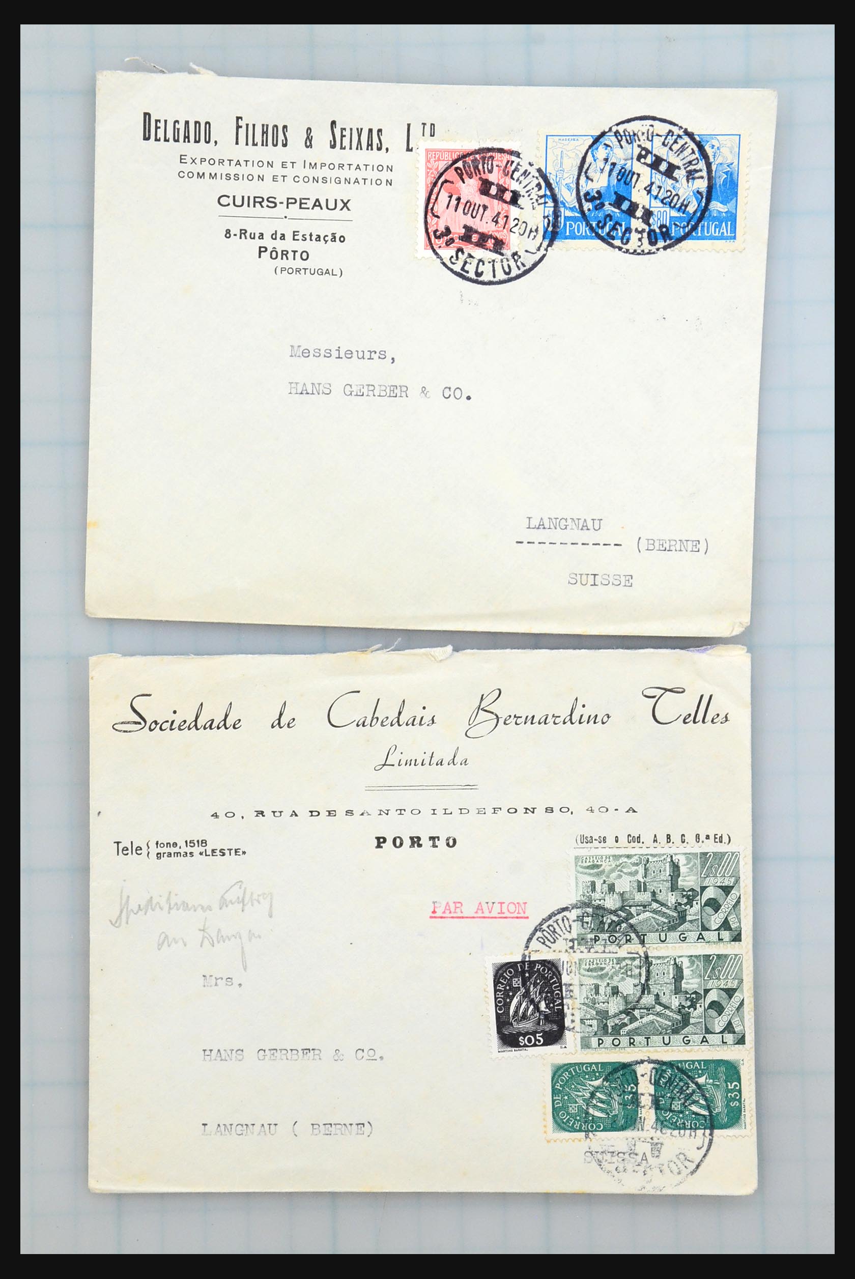 31358 235 - 31358 Portugal/Luxemburg/Griekenland brieven 1880-1960.