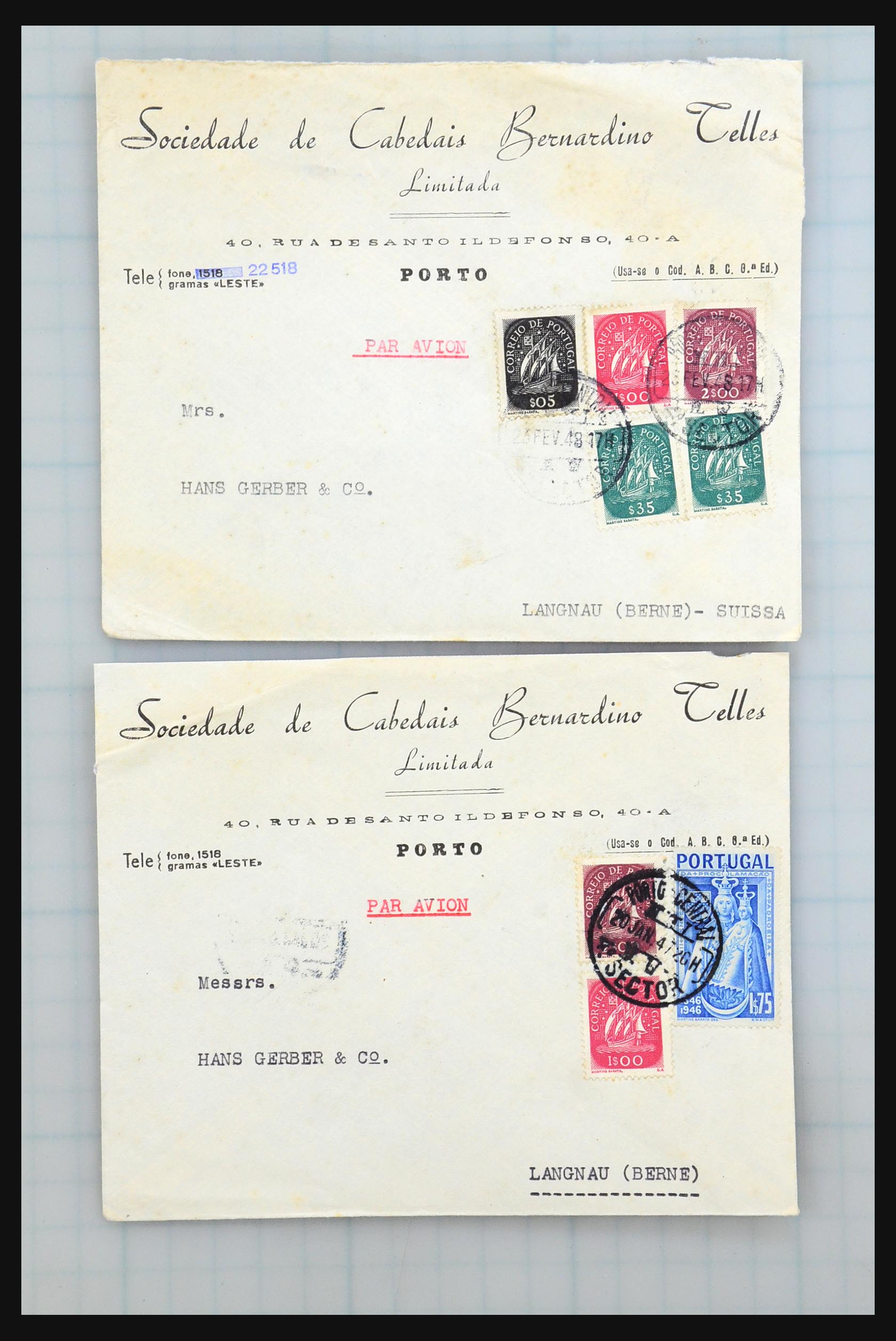 31358 236 - 31358 Portugal/Luxemburg/Griekenland brieven 1880-1960.
