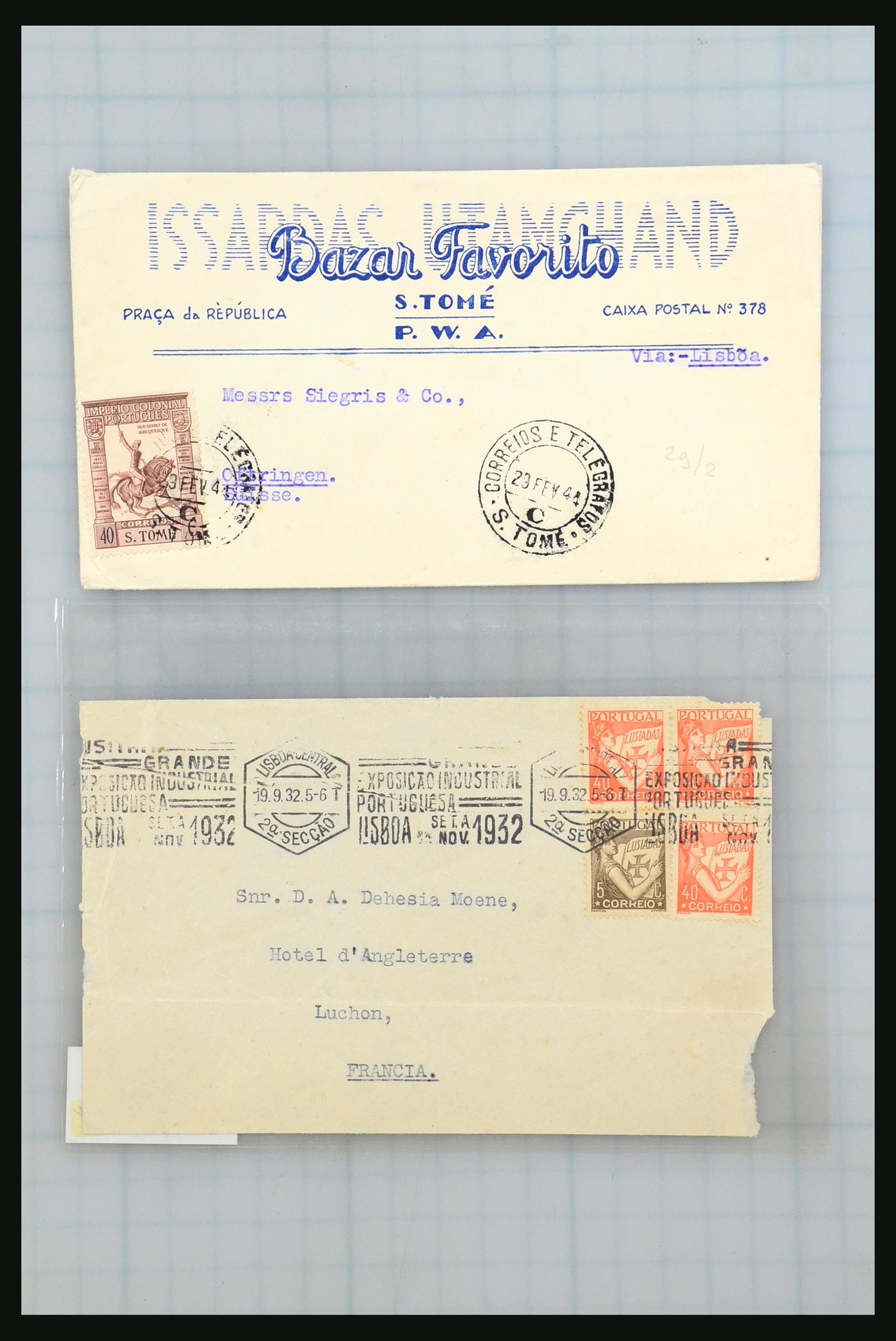 31358 242 - 31358 Portugal/Luxemburg/Griekenland brieven 1880-1960.