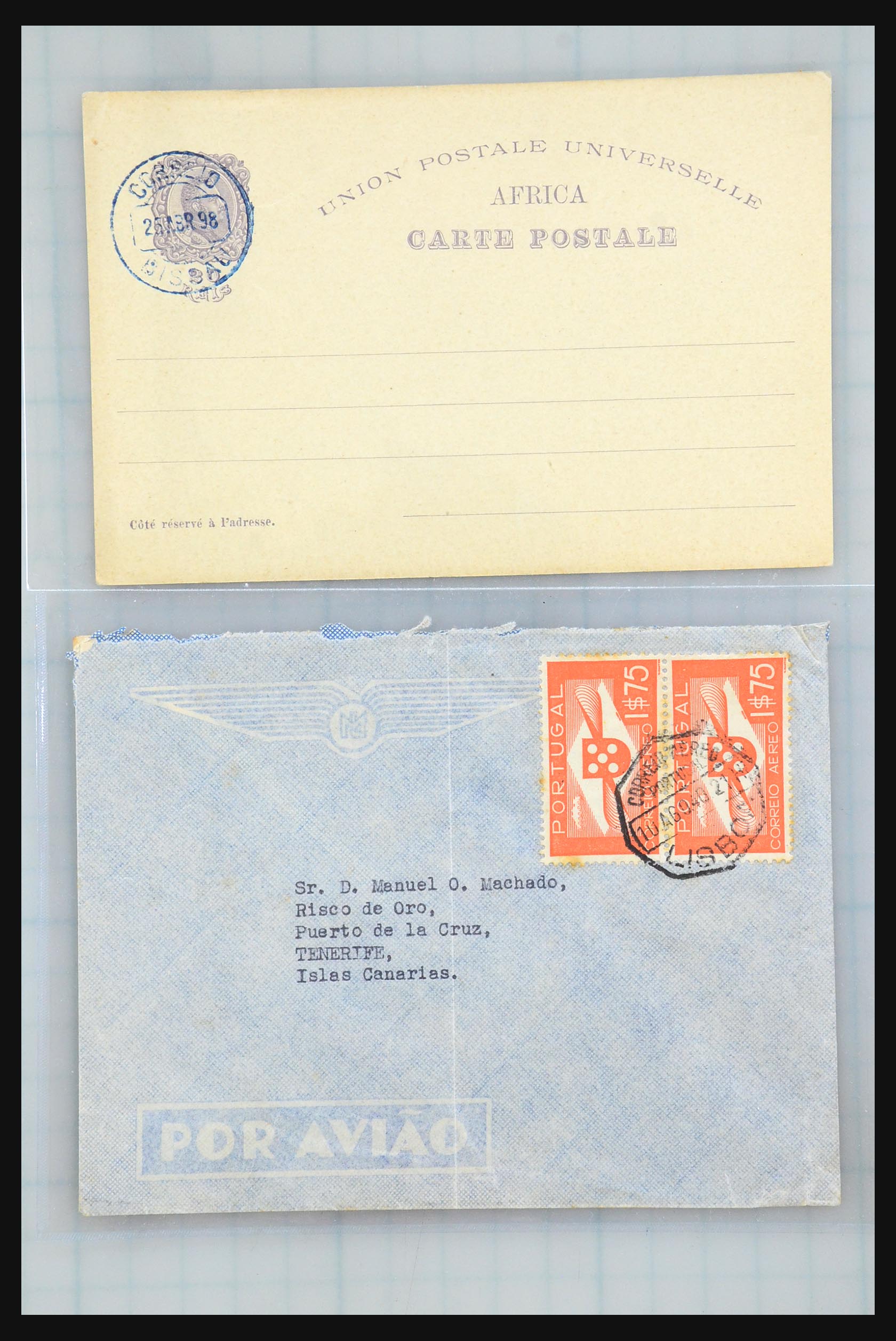 31358 246 - 31358 Portugal/Luxemburg/Griekenland brieven 1880-1960.