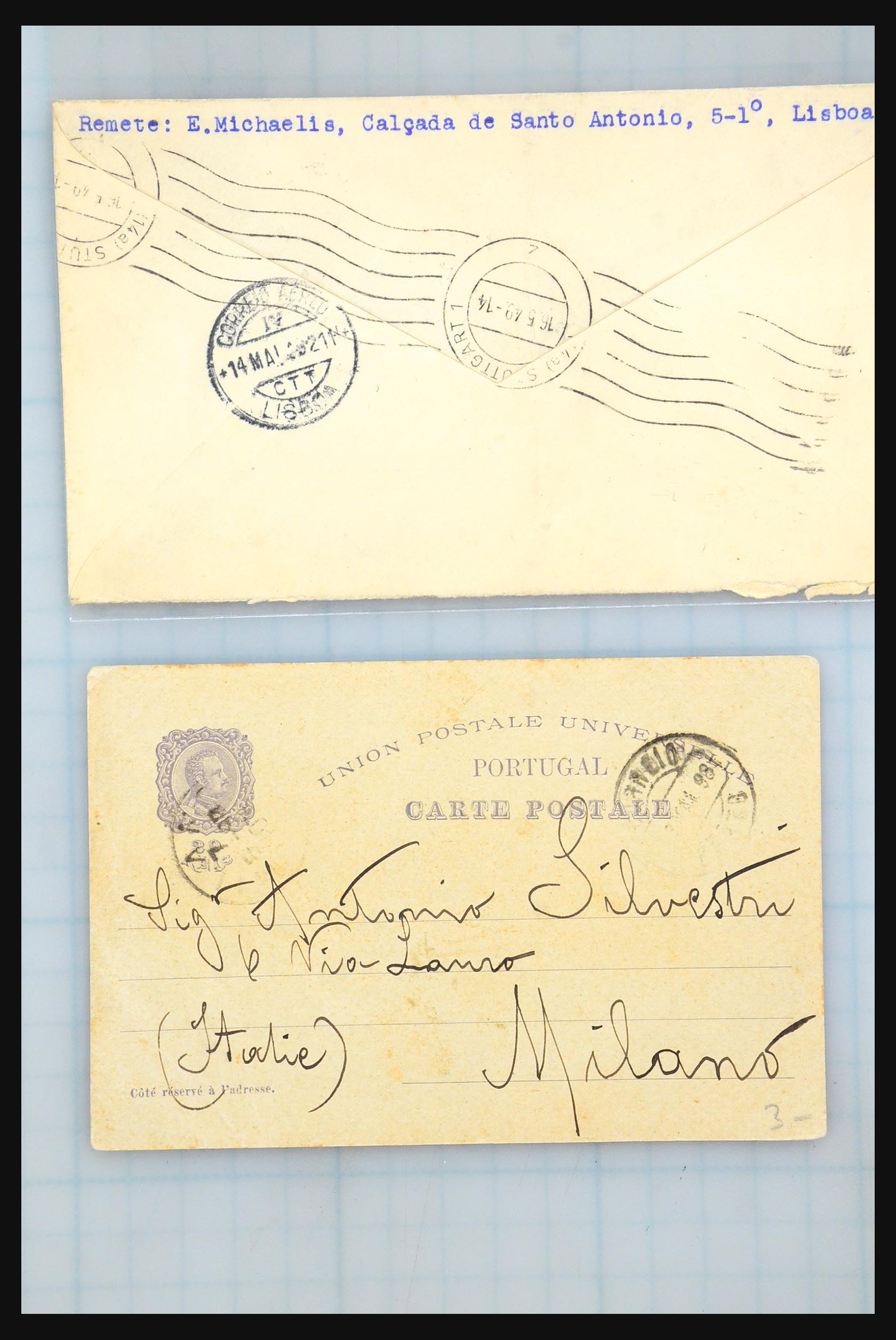 31358 248 - 31358 Portugal/Luxemburg/Griekenland brieven 1880-1960.