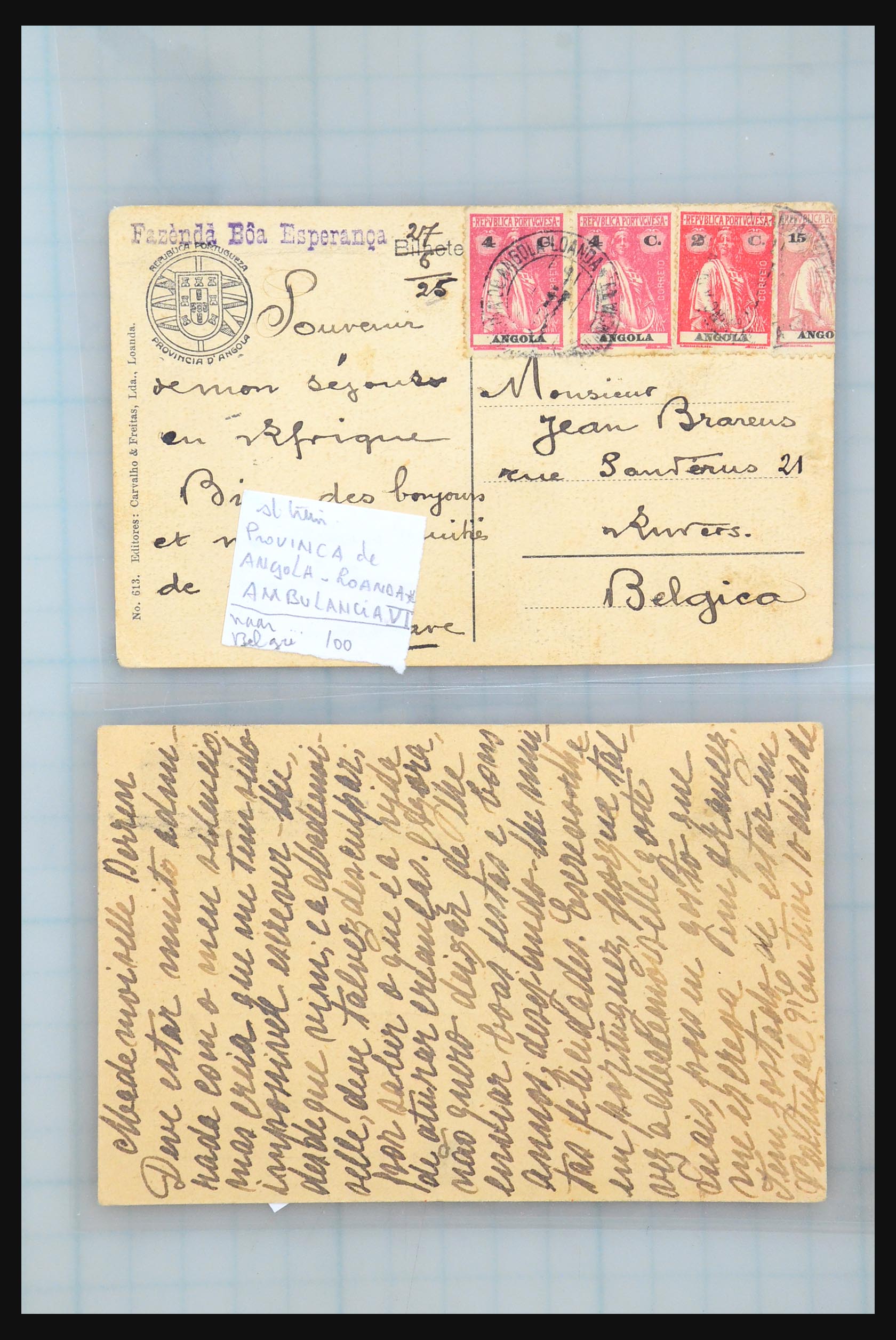 31358 255 - 31358 Portugal/Luxemburg/Griekenland brieven 1880-1960.