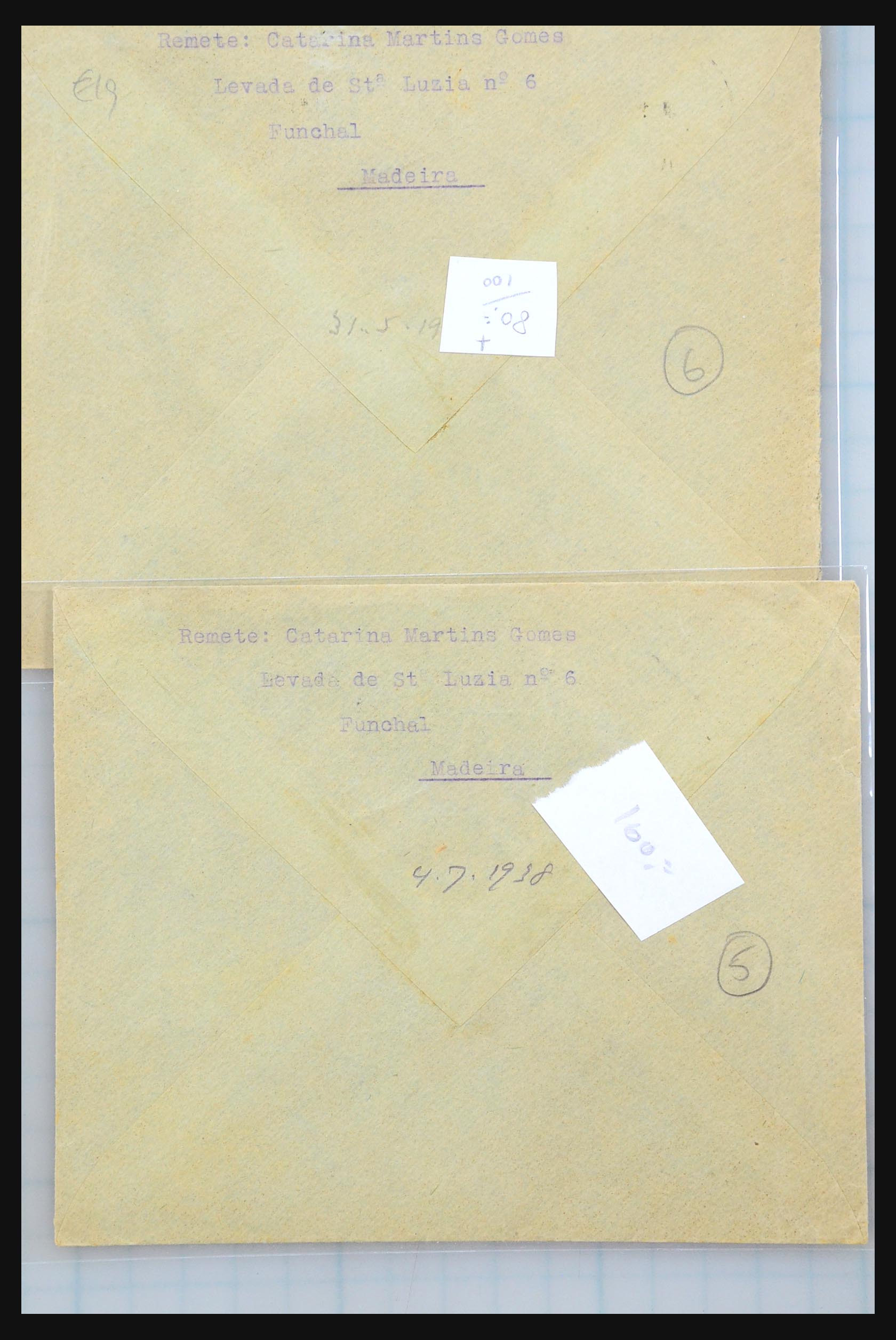31358 259 - 31358 Portugal/Luxemburg/Griekenland brieven 1880-1960.