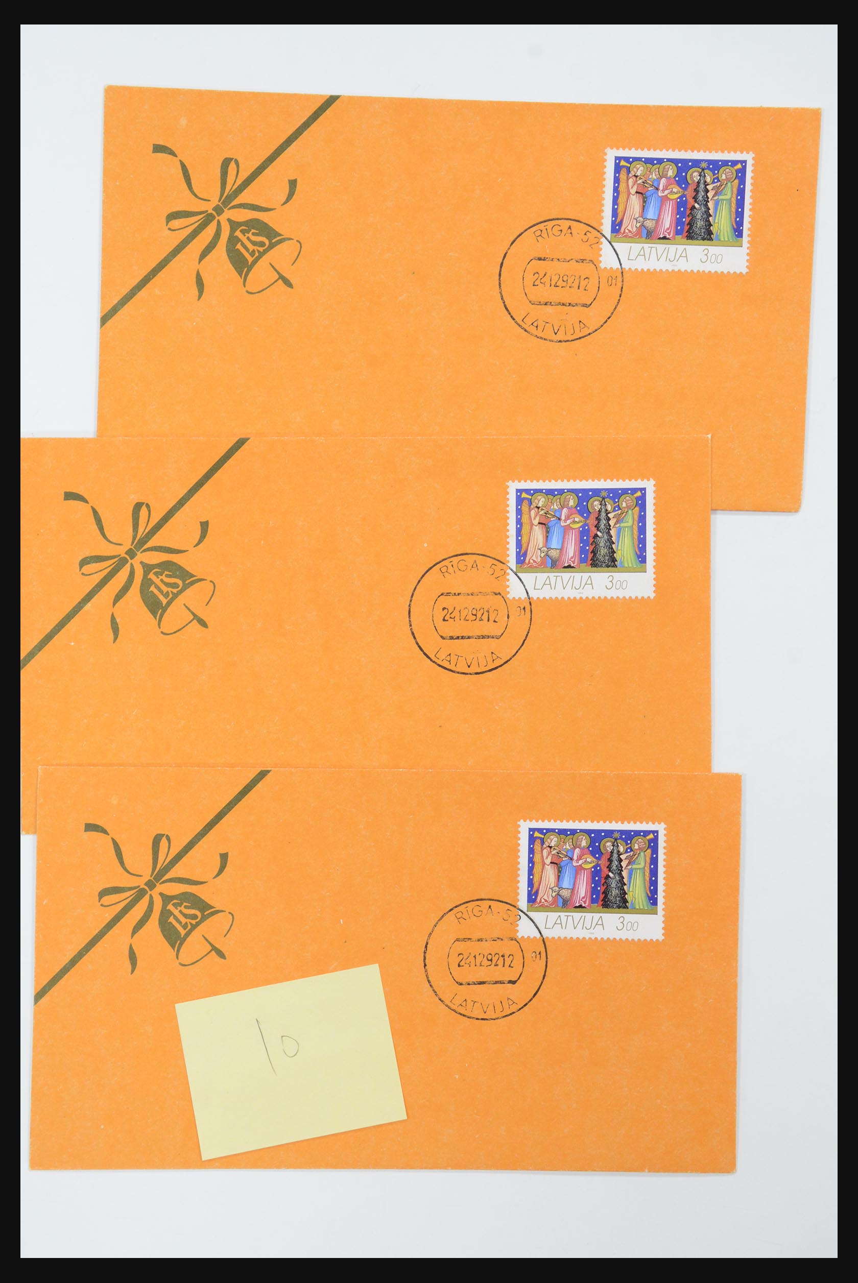 31584 566 - 31584 Letland brieven/FDC's en postwaardestukken 1990-1992.