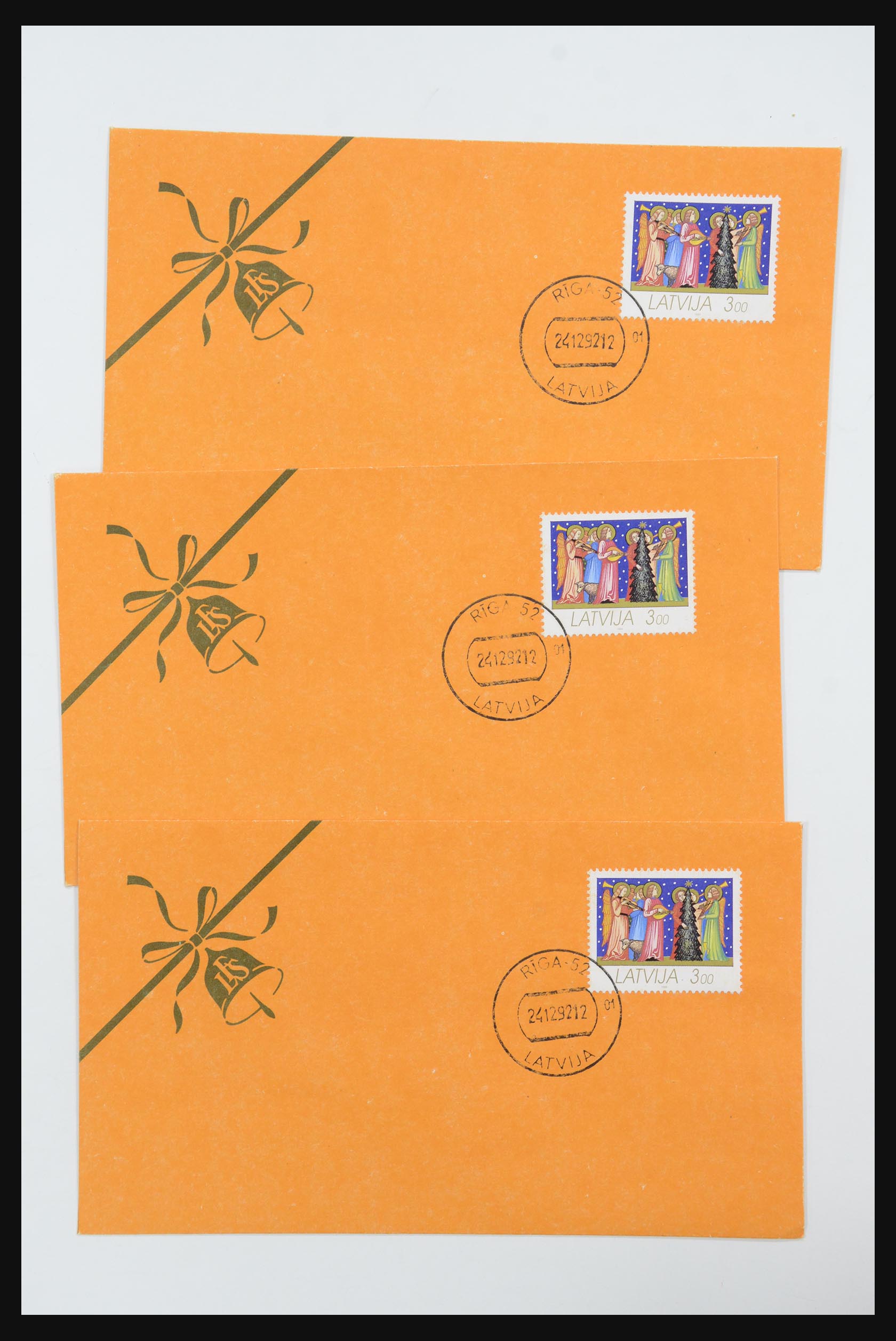 31584 567 - 31584 Letland brieven/FDC's en postwaardestukken 1990-1992.