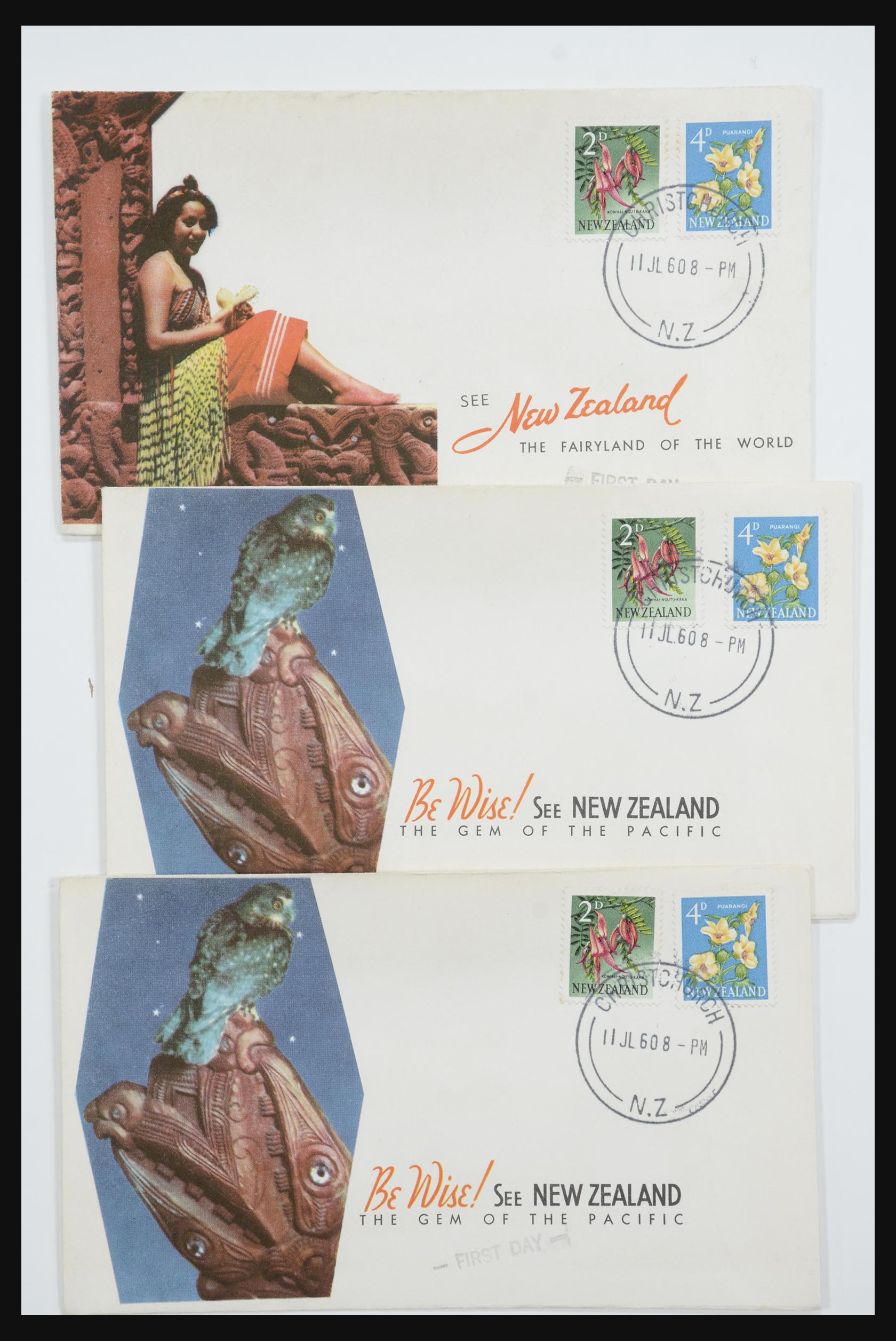 31951 151 - 31951 Nieuw Zeeland FDC's ca. 1960-1970.