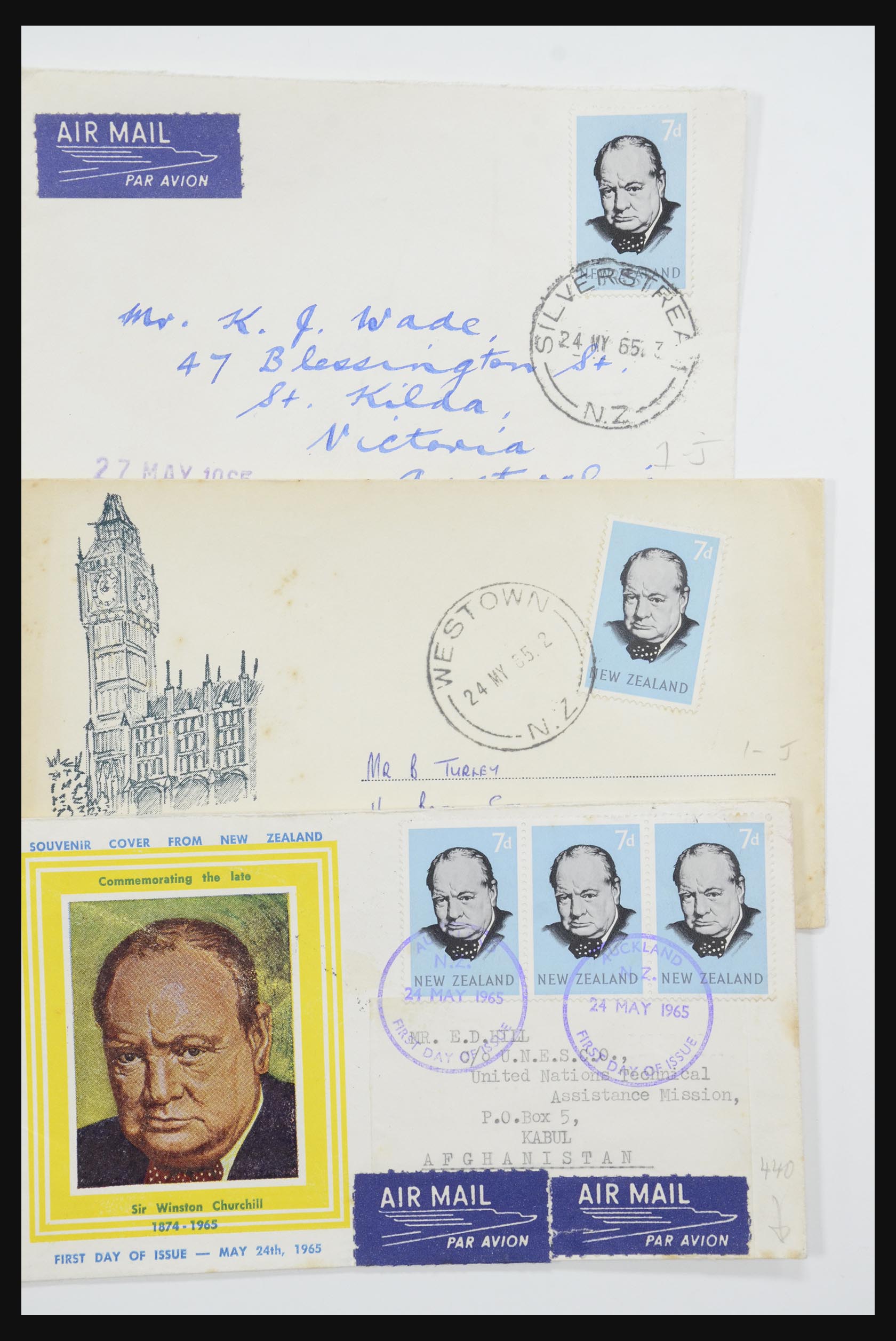 31951 182 - 31951 Nieuw Zeeland FDC's ca. 1960-1970.