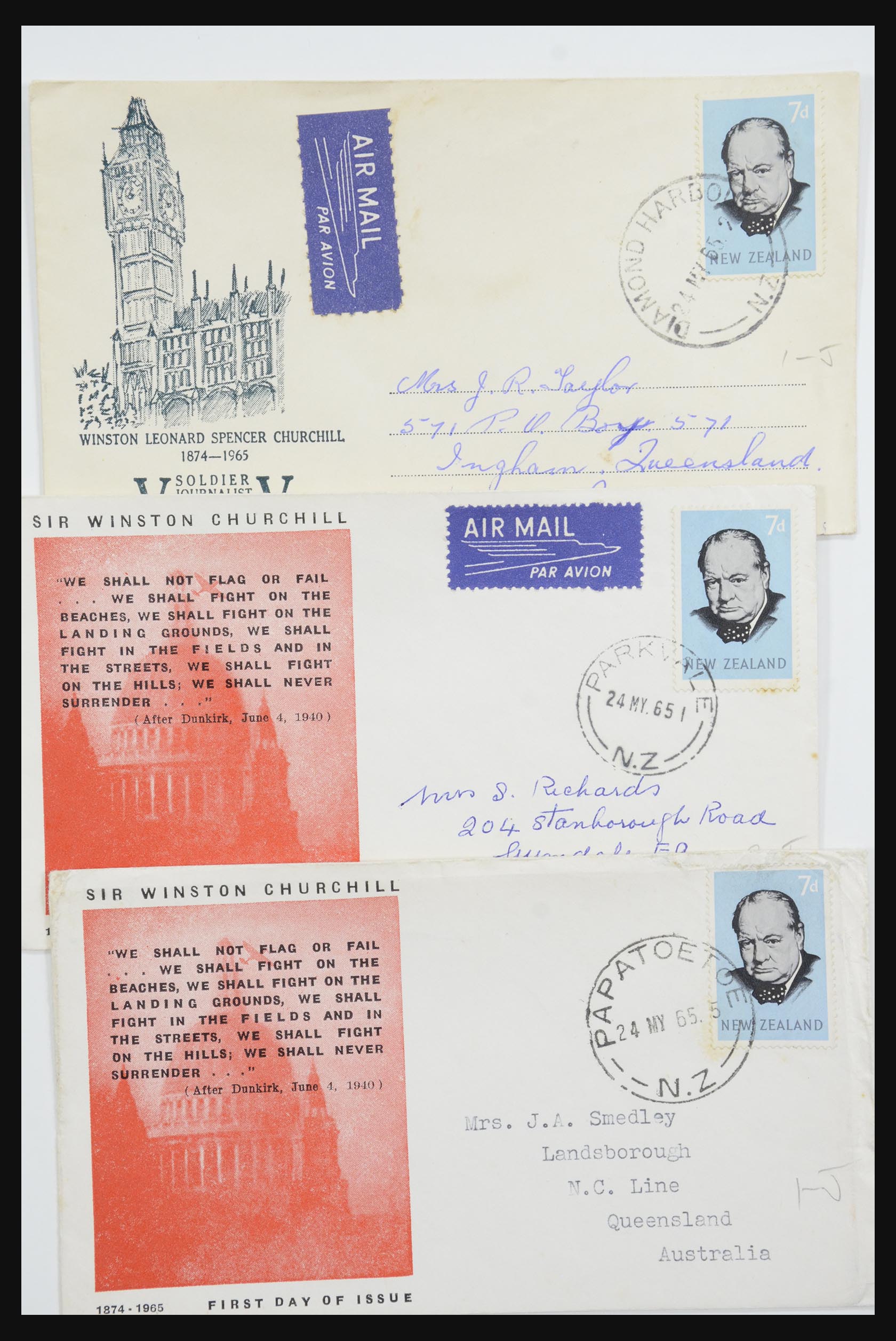 31951 183 - 31951 Nieuw Zeeland FDC's ca. 1960-1970.