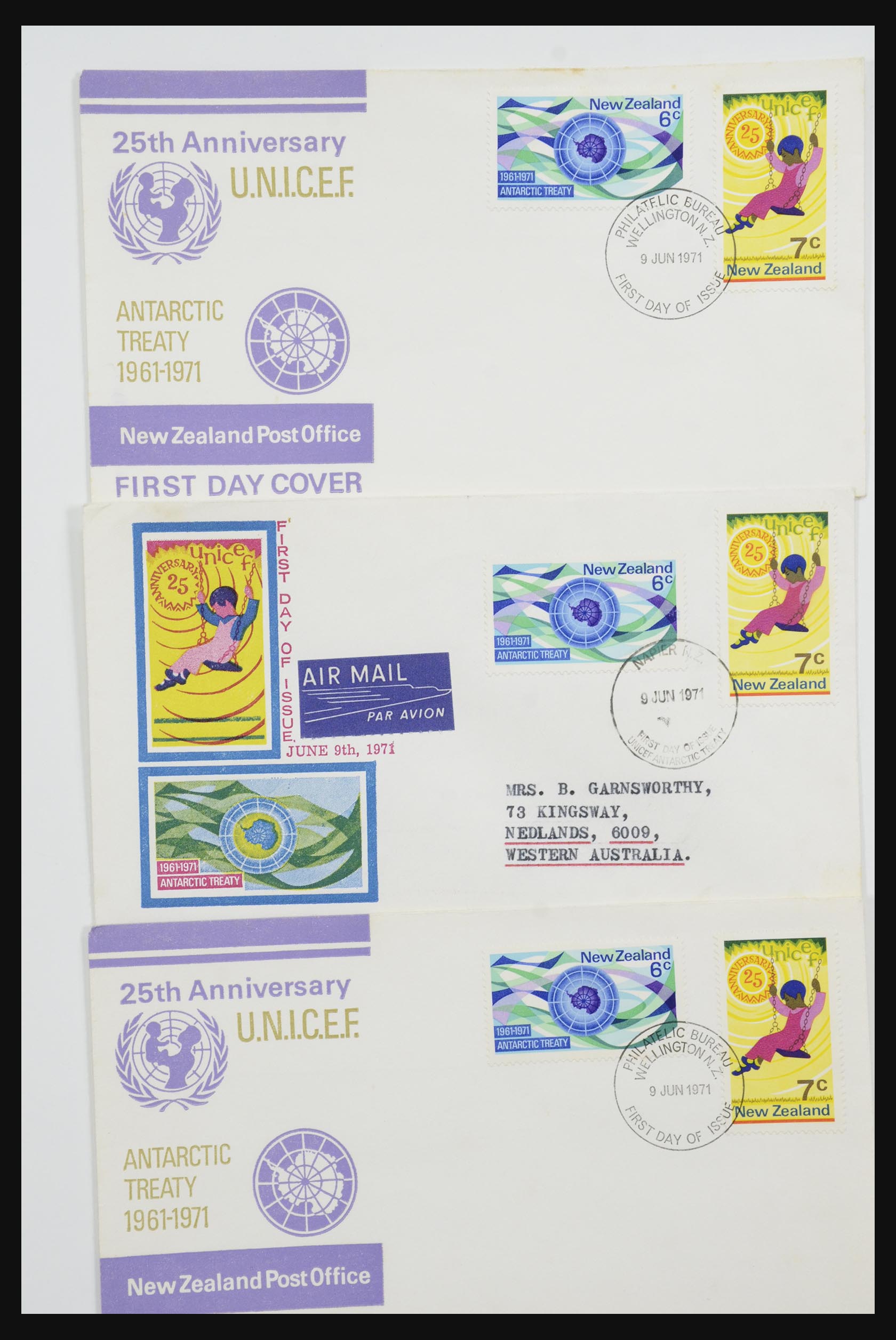 31951 193 - 31951 Nieuw Zeeland FDC's ca. 1960-1970.