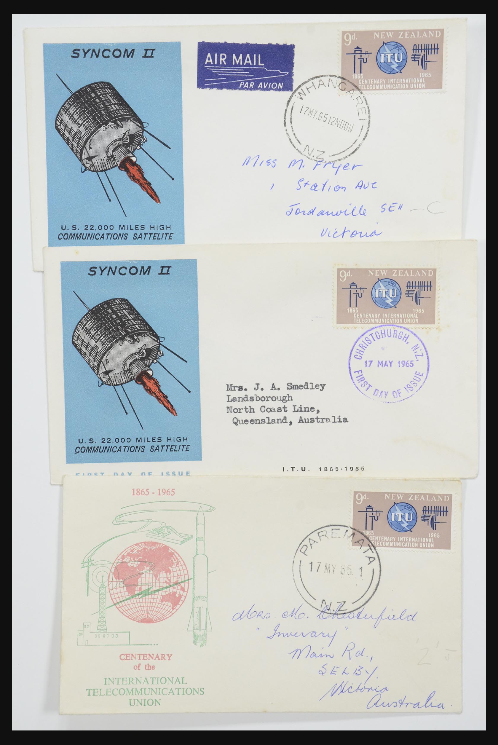 31951 199 - 31951 Nieuw Zeeland FDC's ca. 1960-1970.