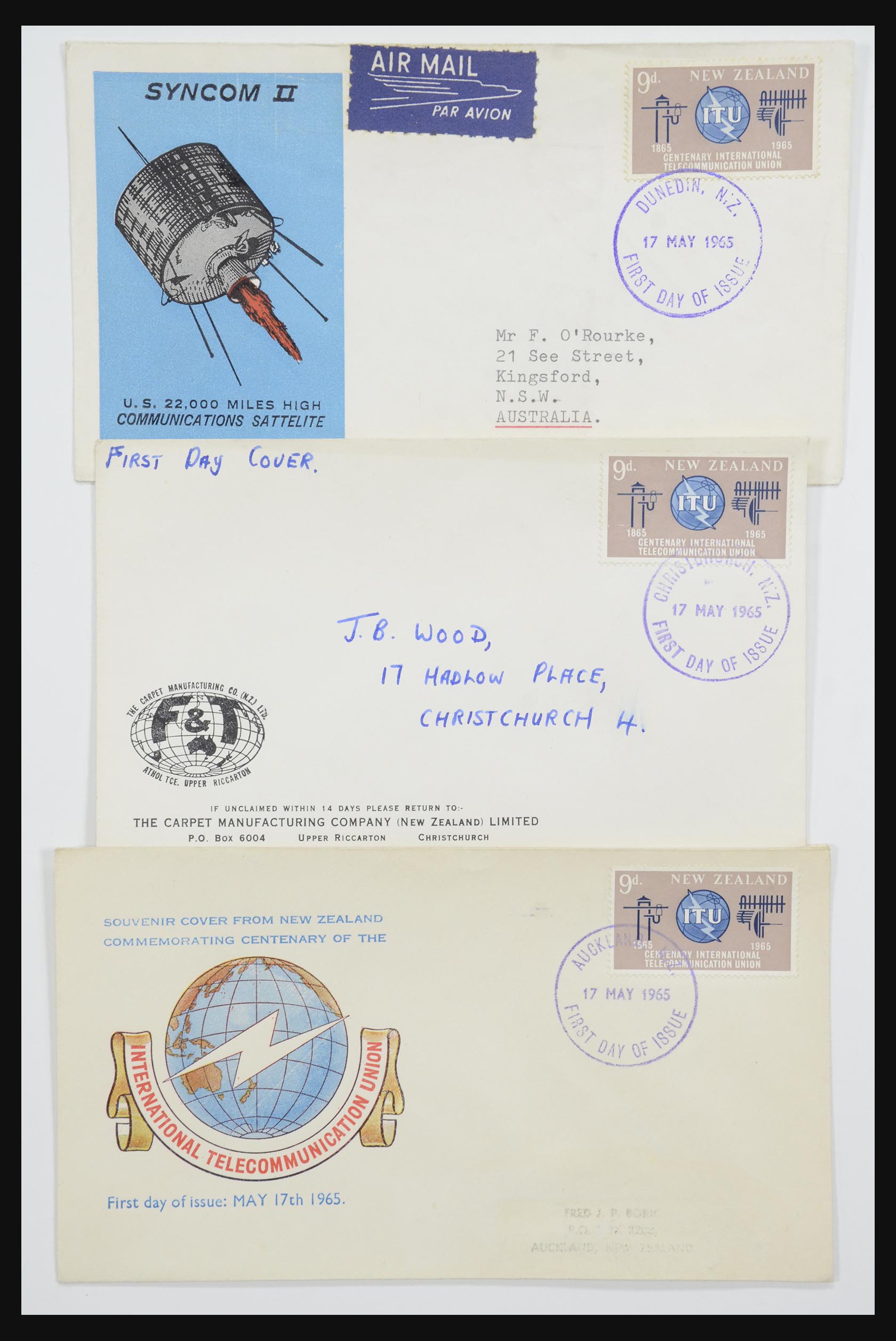 31951 200 - 31951 Nieuw Zeeland FDC's ca. 1960-1970.