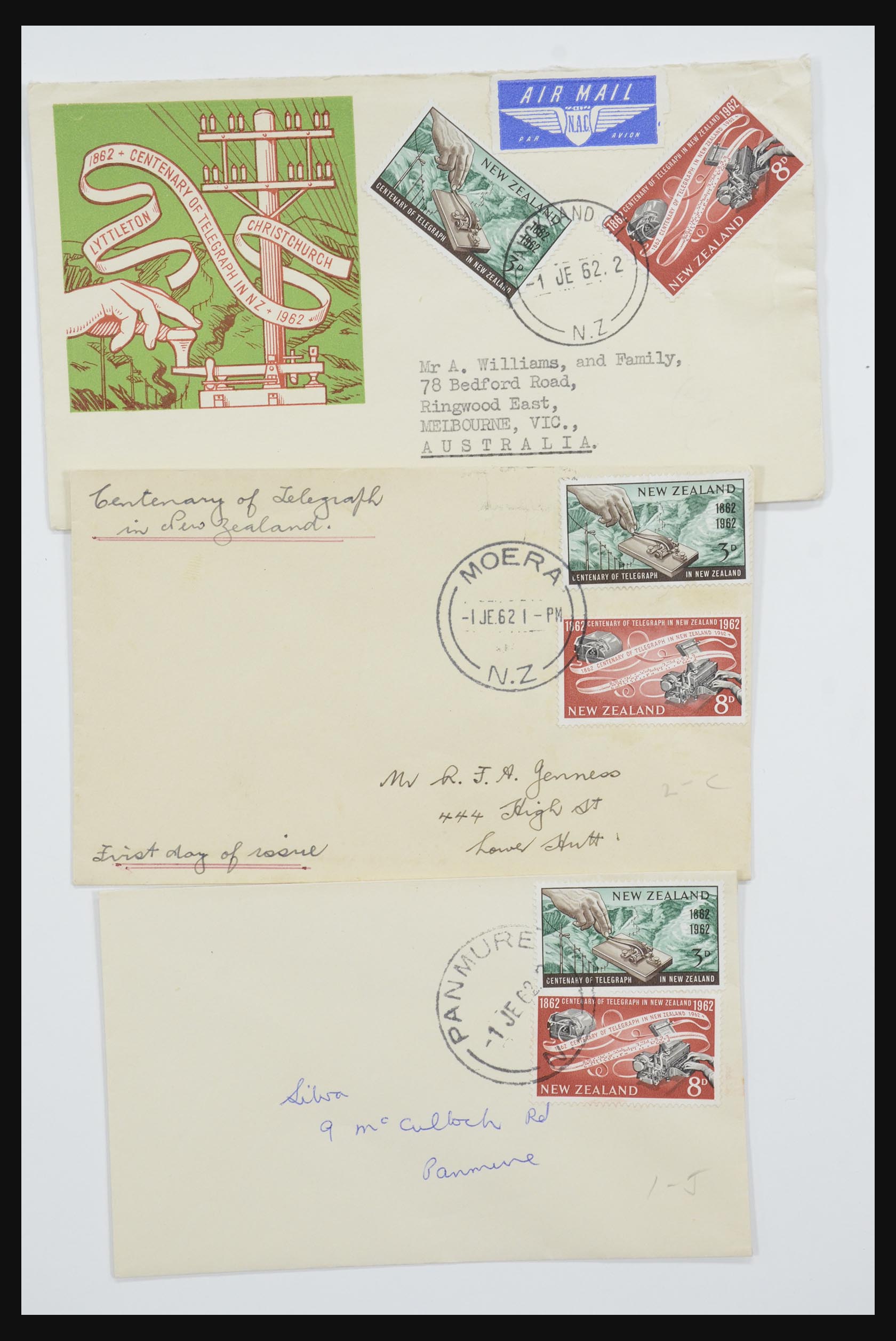 31951 216 - 31951 Nieuw Zeeland FDC's ca. 1960-1970.