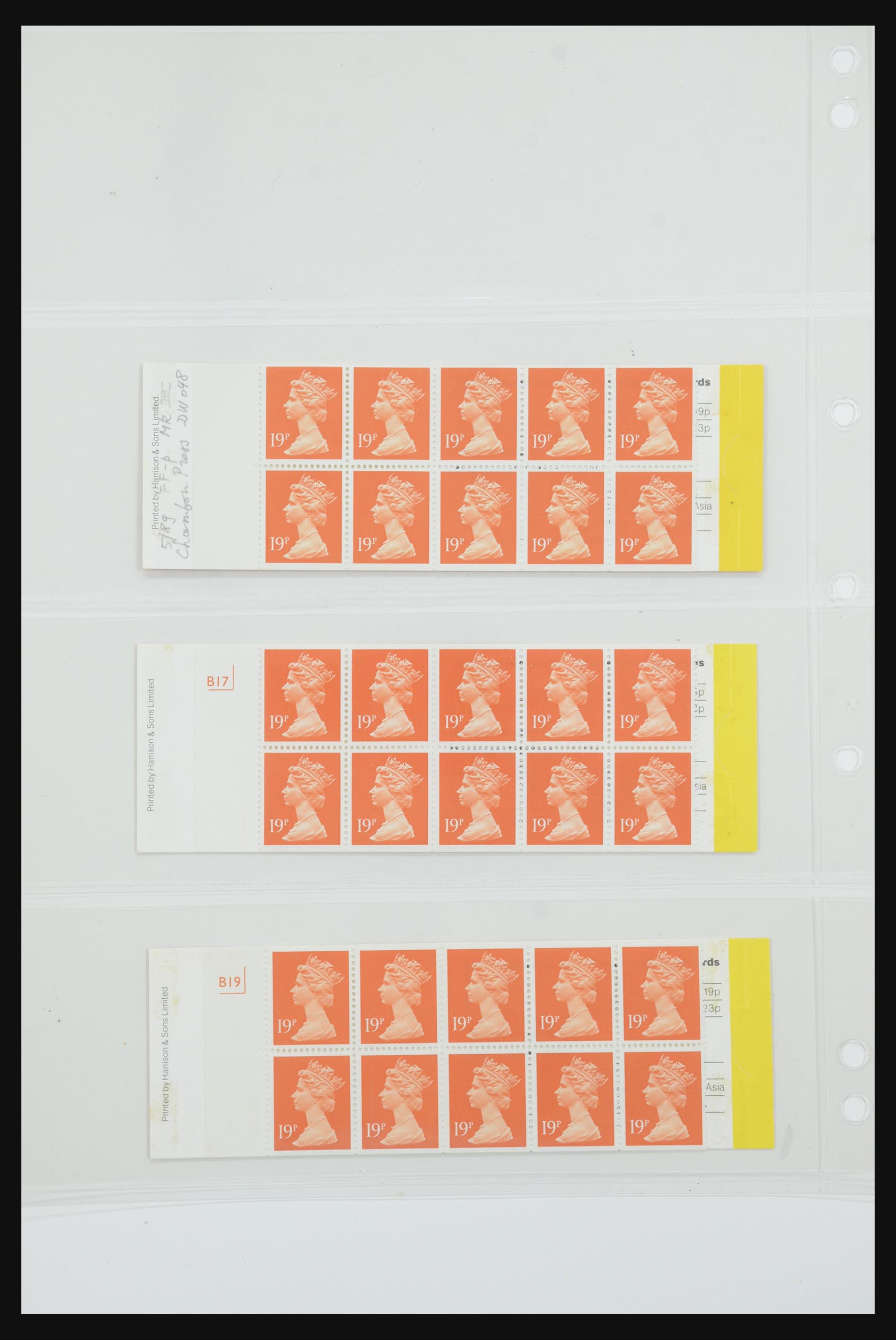 31959 074 - 31959 Engeland postzegelboekjes 1987-2016!!