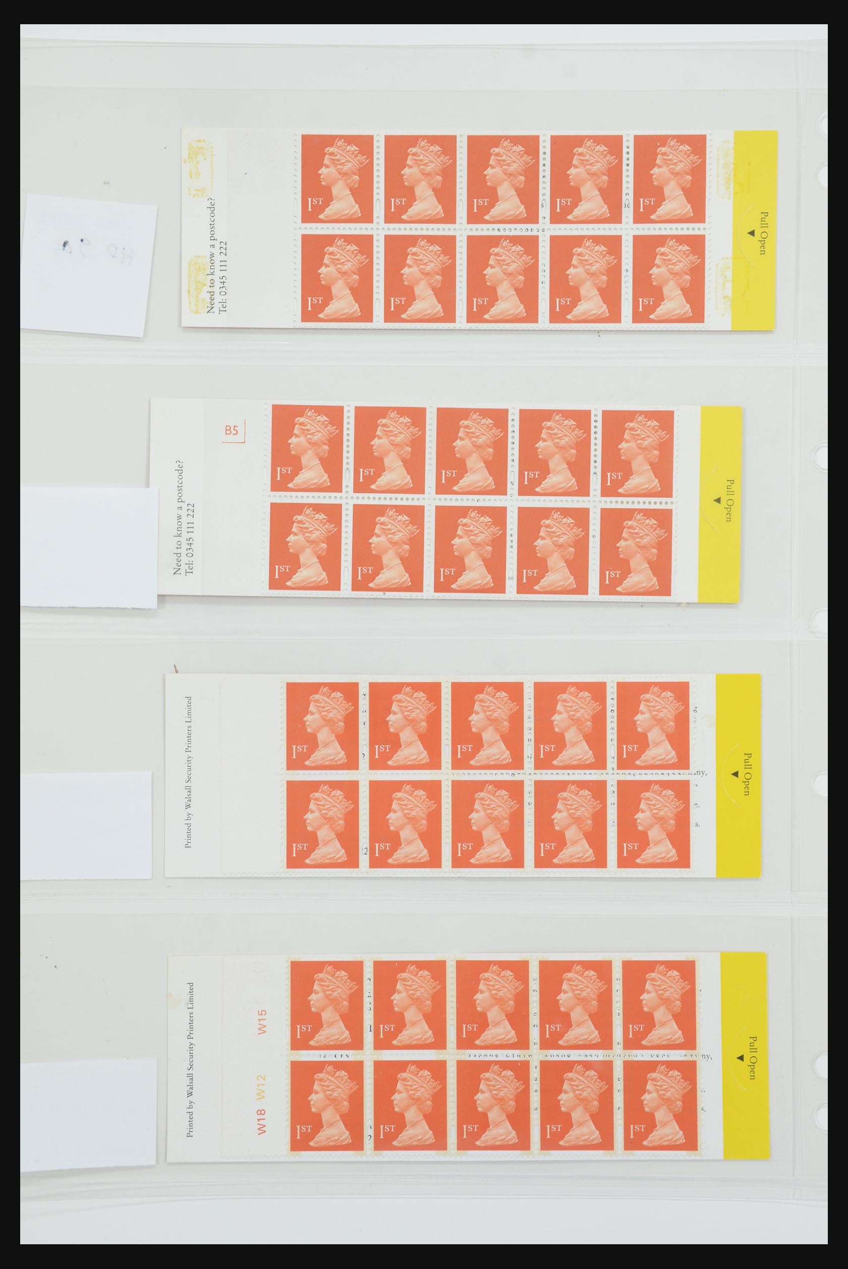 31959 106 - 31959 Engeland postzegelboekjes 1987-2016!!