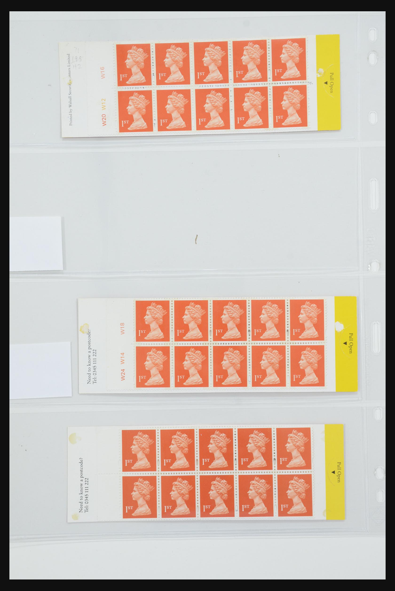 31959 108 - 31959 Engeland postzegelboekjes 1987-2016!!