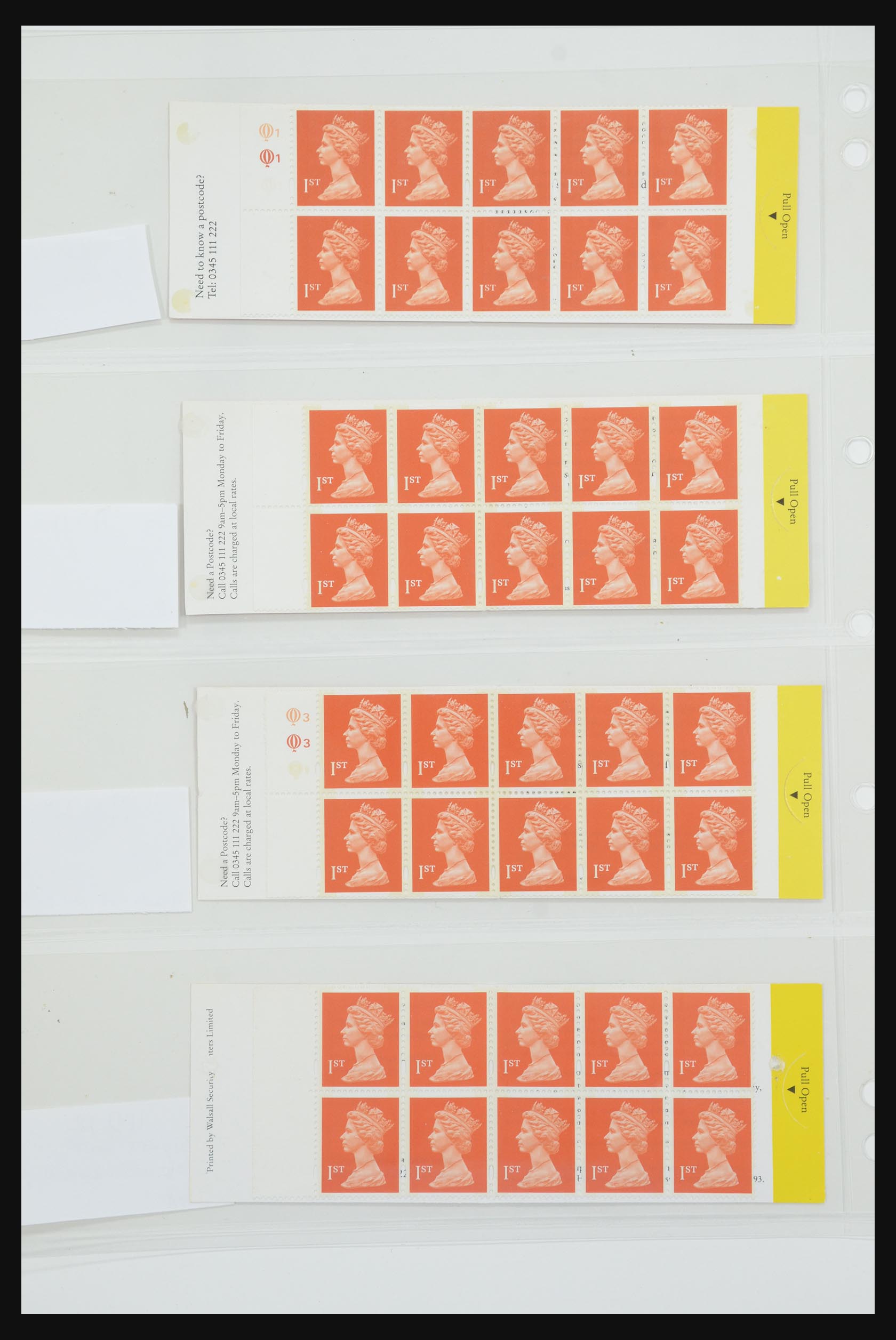 31959 110 - 31959 Engeland postzegelboekjes 1987-2016!!