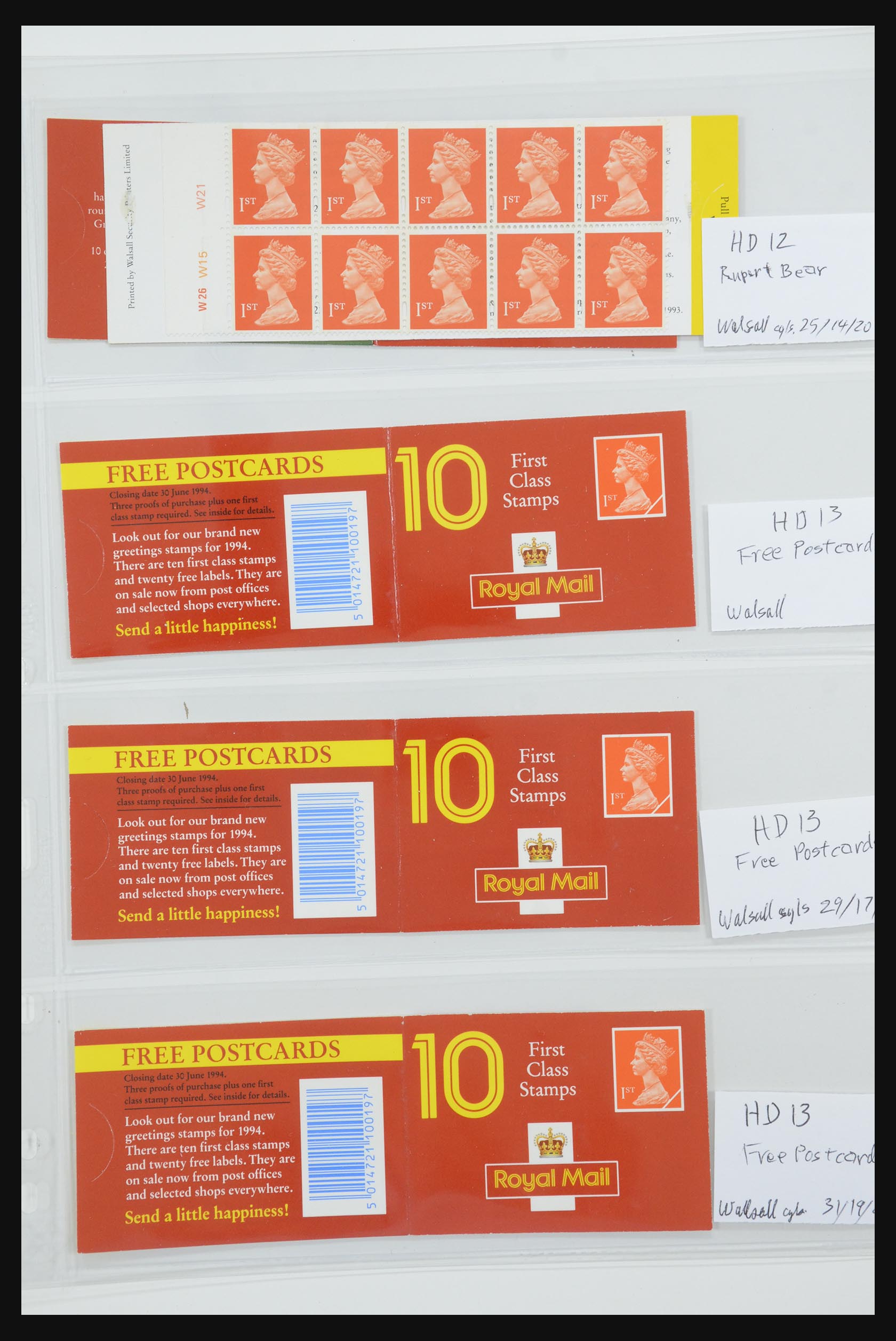 31959 111 - 31959 Engeland postzegelboekjes 1987-2016!!
