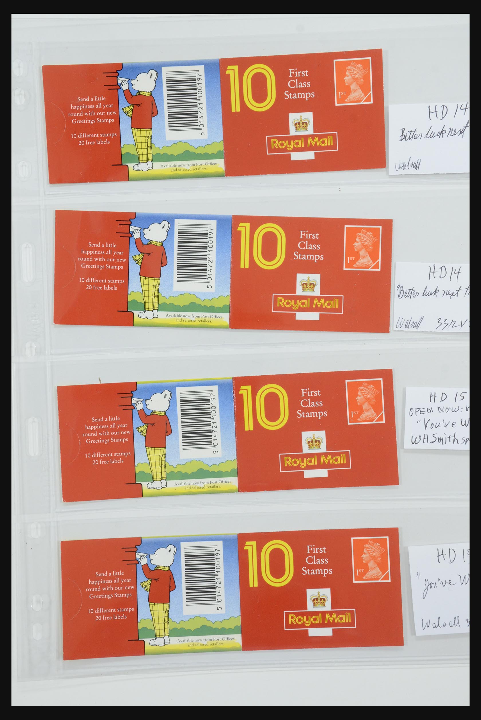 31959 113 - 31959 Engeland postzegelboekjes 1987-2016!!