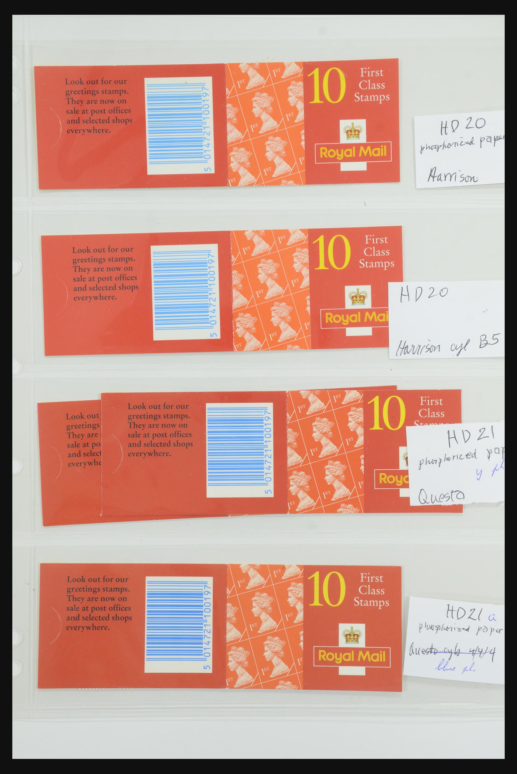 31959 119 - 31959 Engeland postzegelboekjes 1987-2016!!