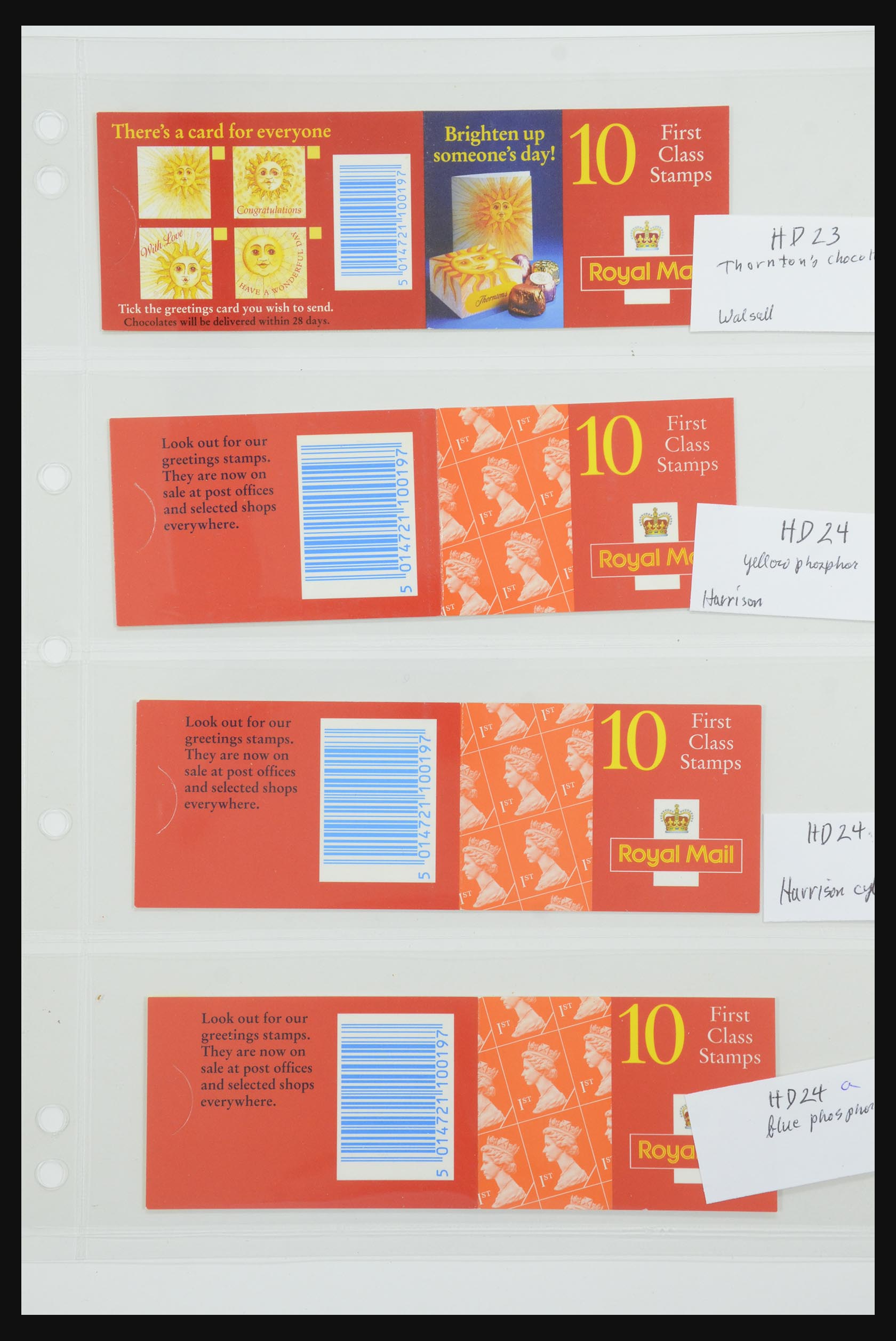 31959 123 - 31959 Engeland postzegelboekjes 1987-2016!!