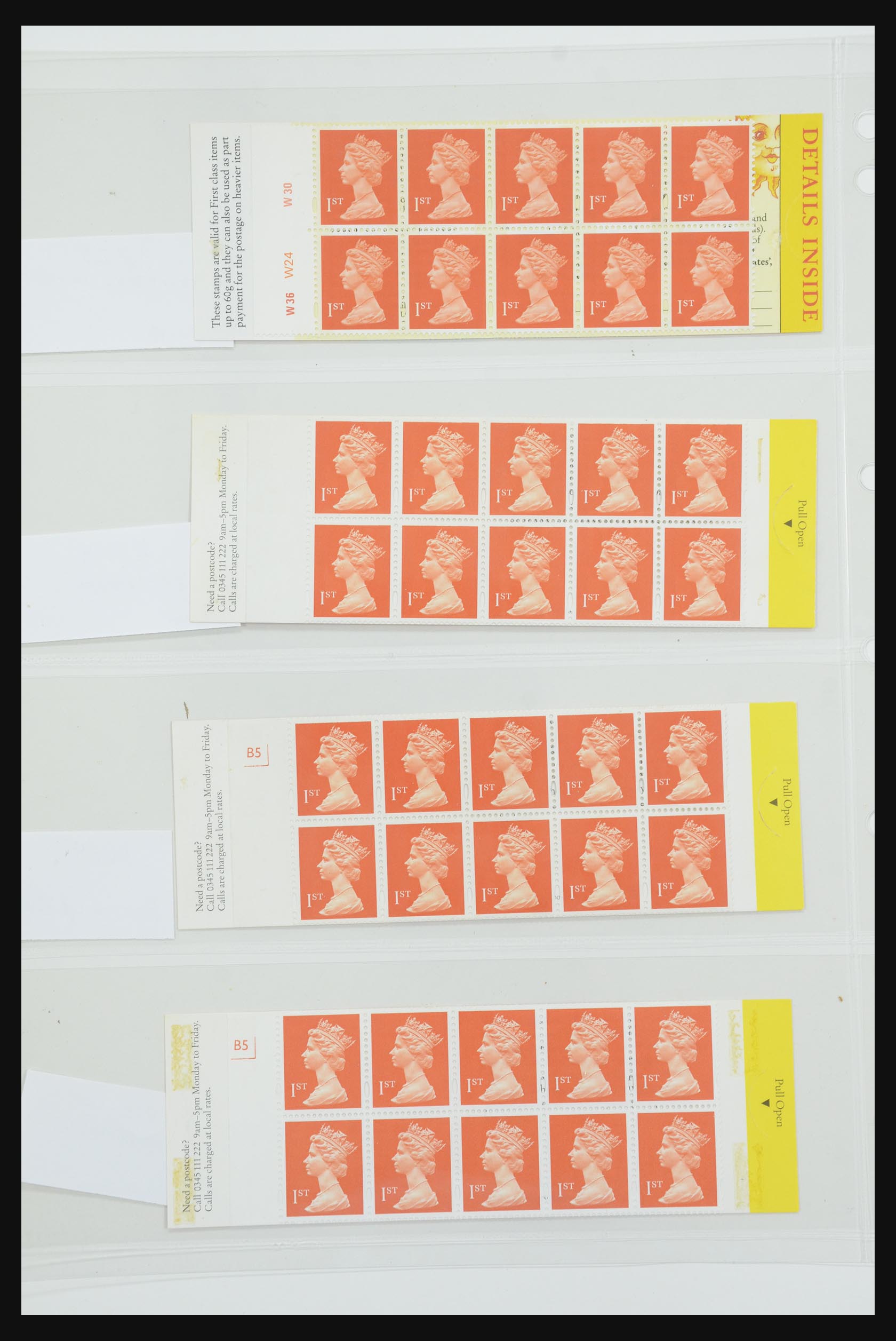 31959 124 - 31959 Engeland postzegelboekjes 1987-2016!!