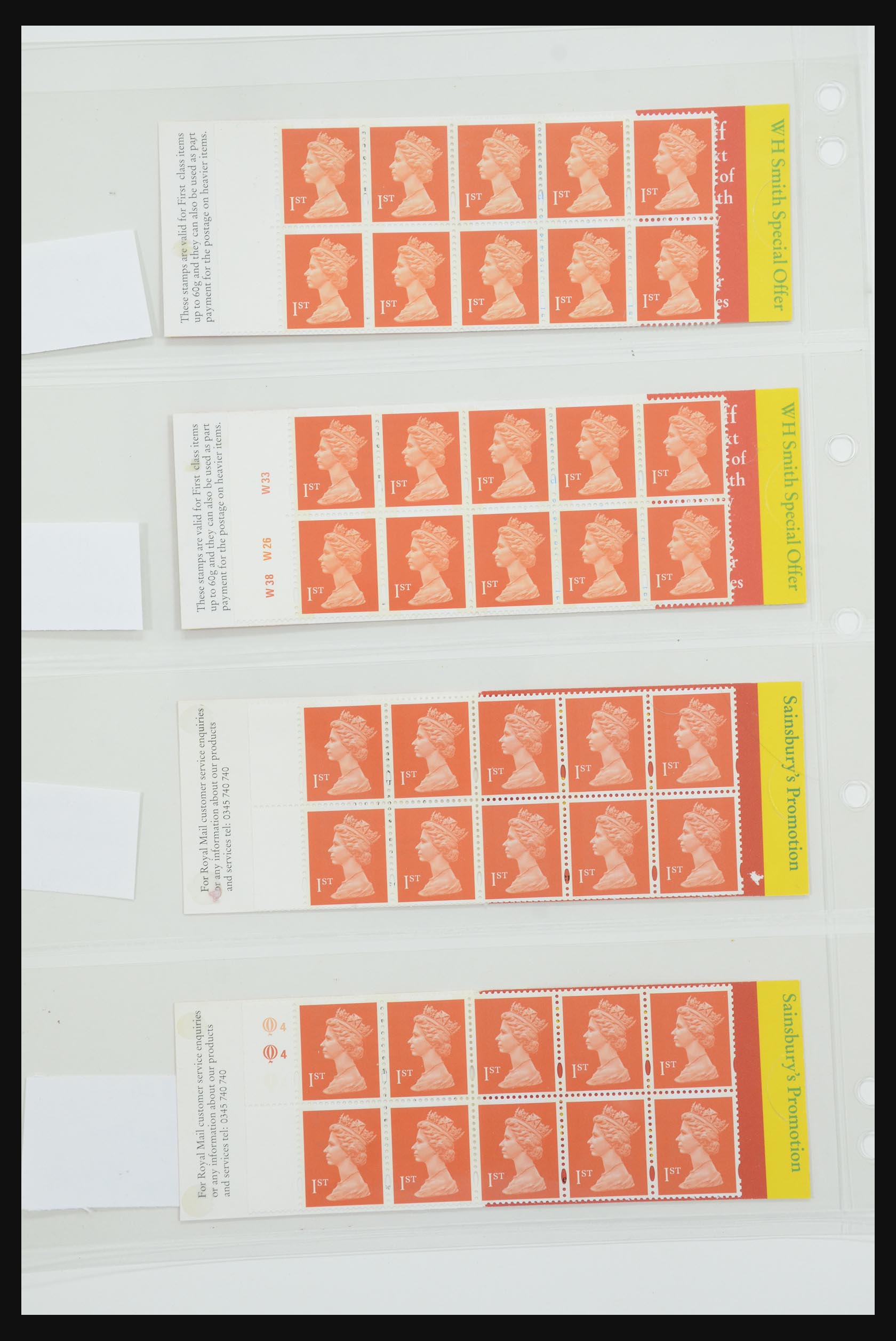31959 126 - 31959 Engeland postzegelboekjes 1987-2016!!